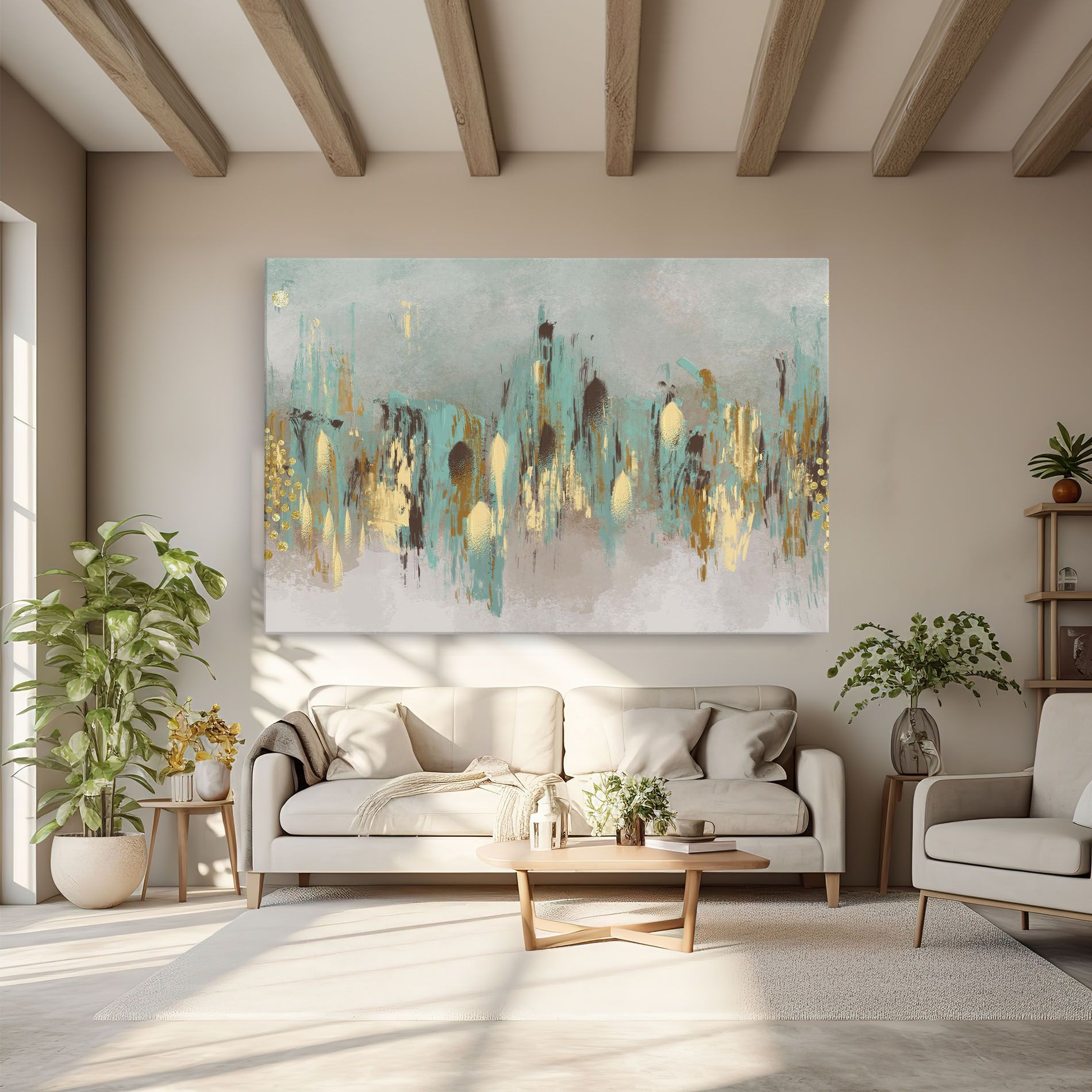 Gold Spiral Points mockup 6