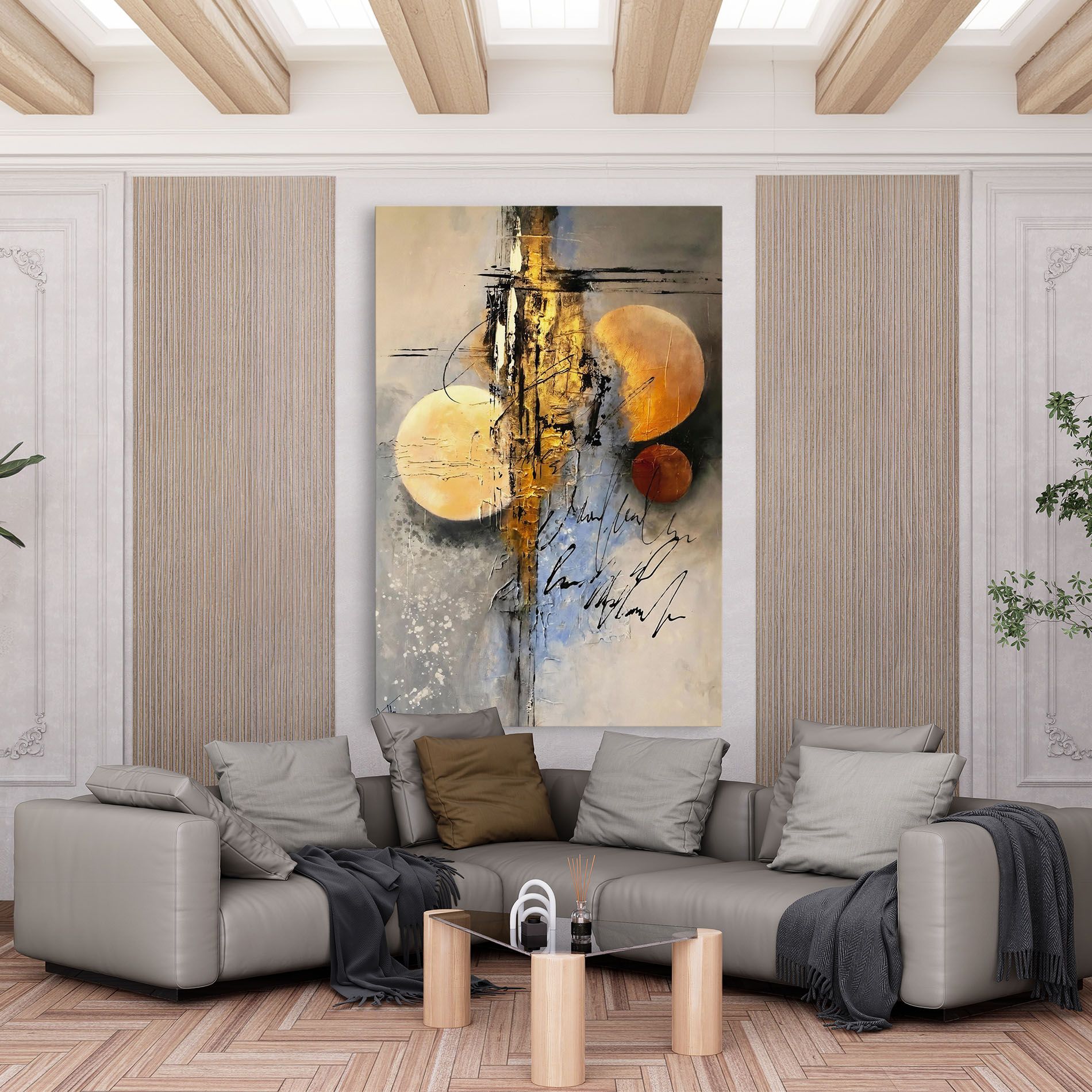 Abstract Moons mockup 6