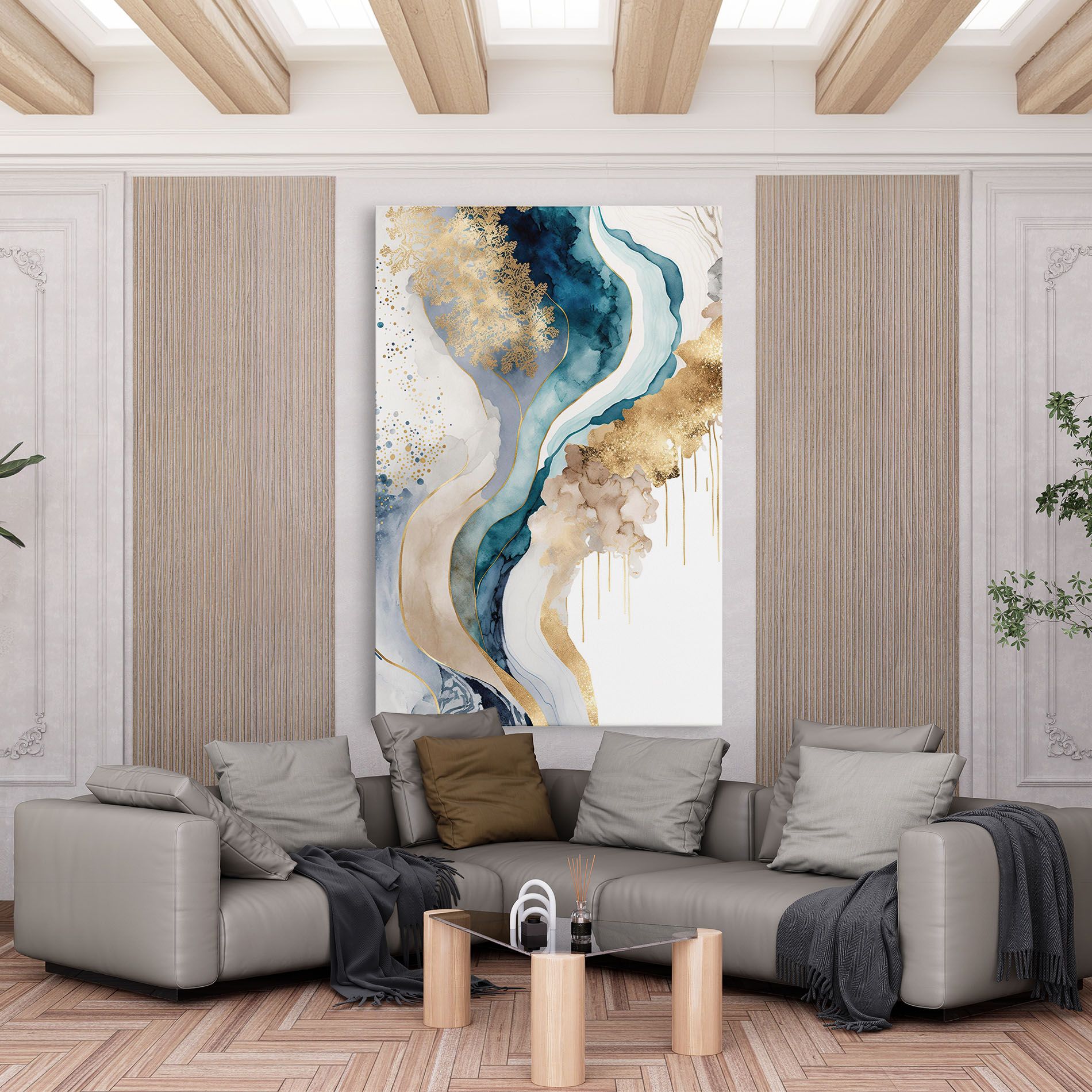 Light Blue Waves mockup 6