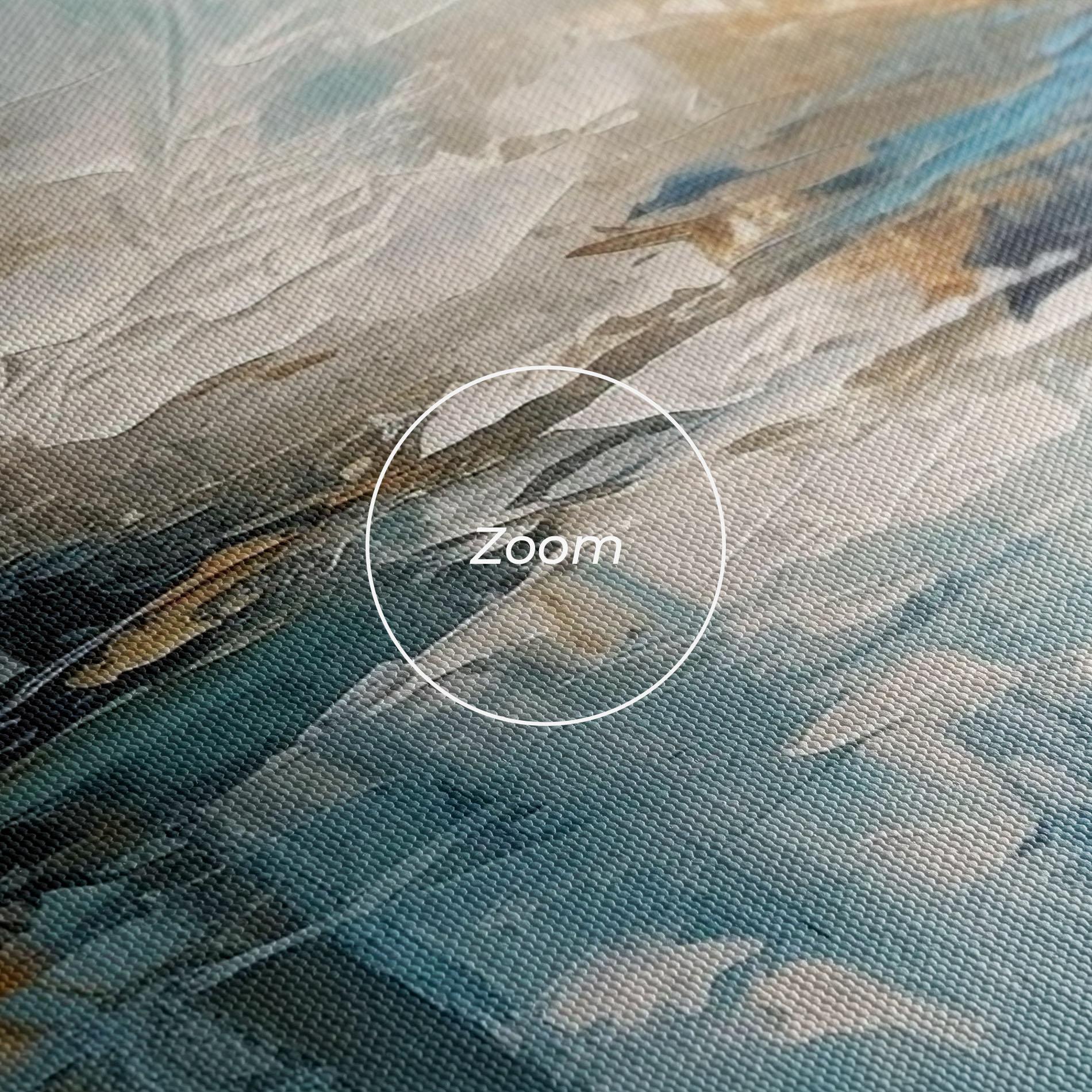 Vászonkép Abstract Blue Art mockup 3