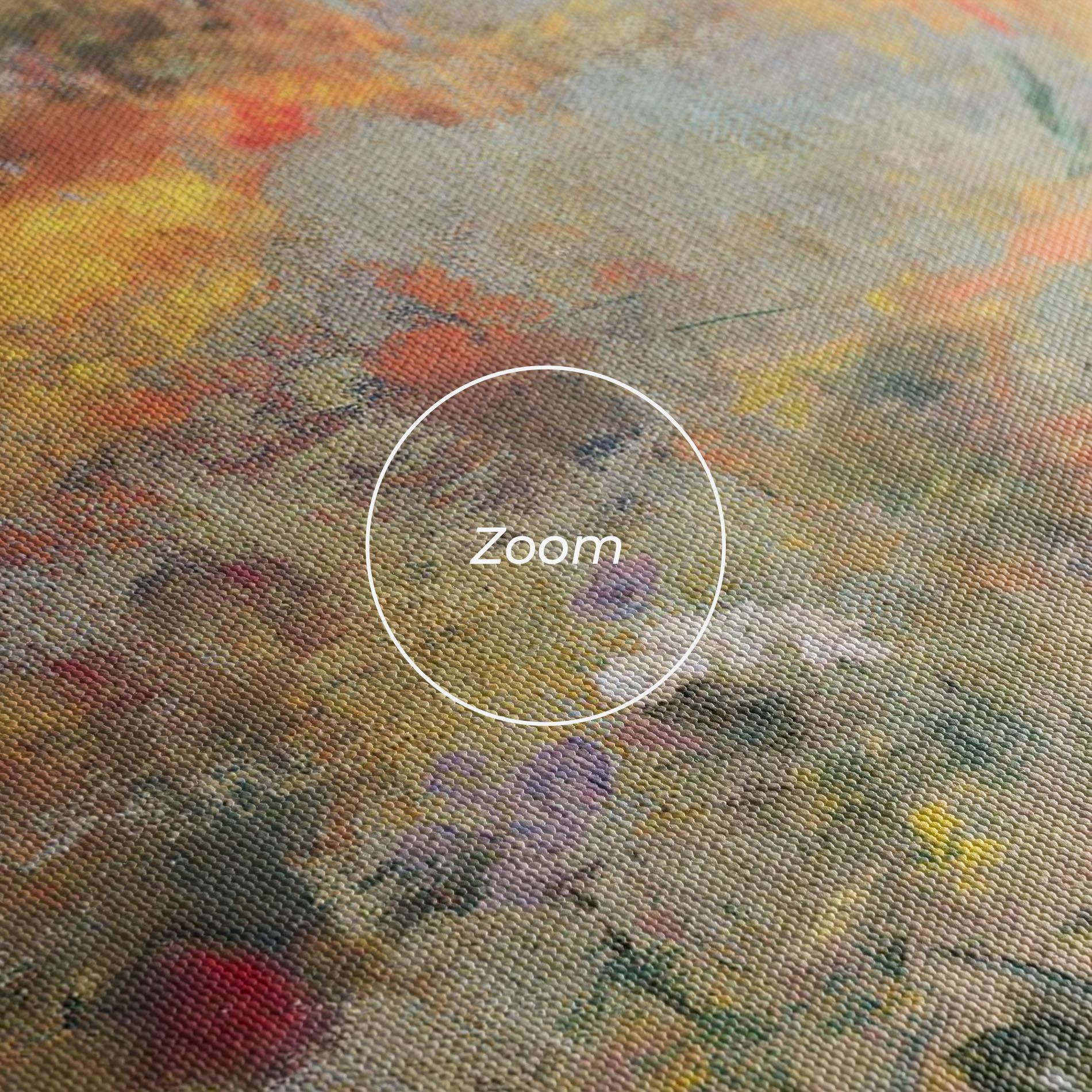 Vászonkép Abstract Flowers mockup 3