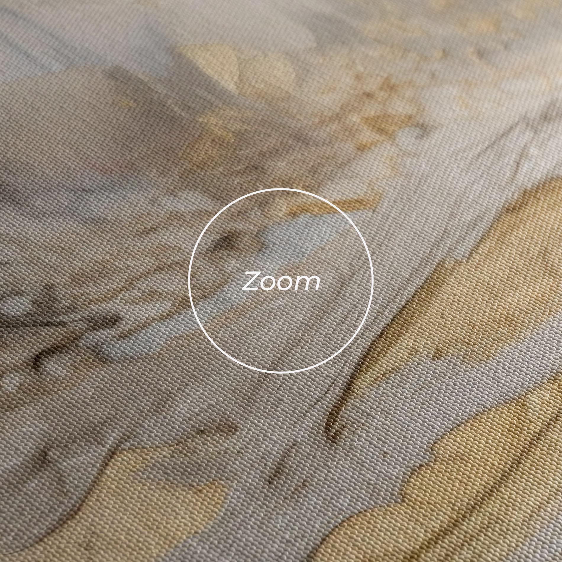 Vászonkép Abstract White Waves mockup 3