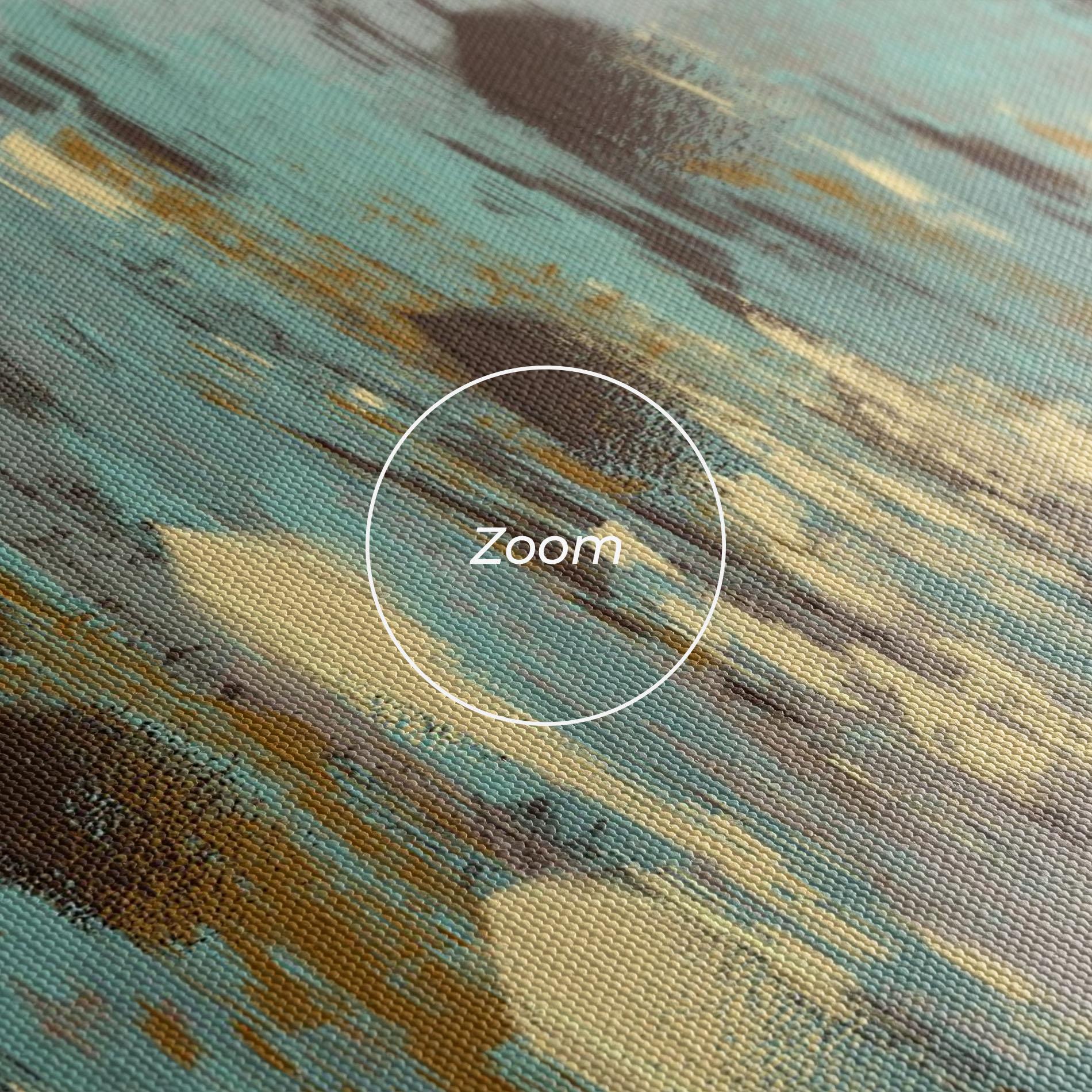 Vászonkép Gold Spiral Points mockup 3