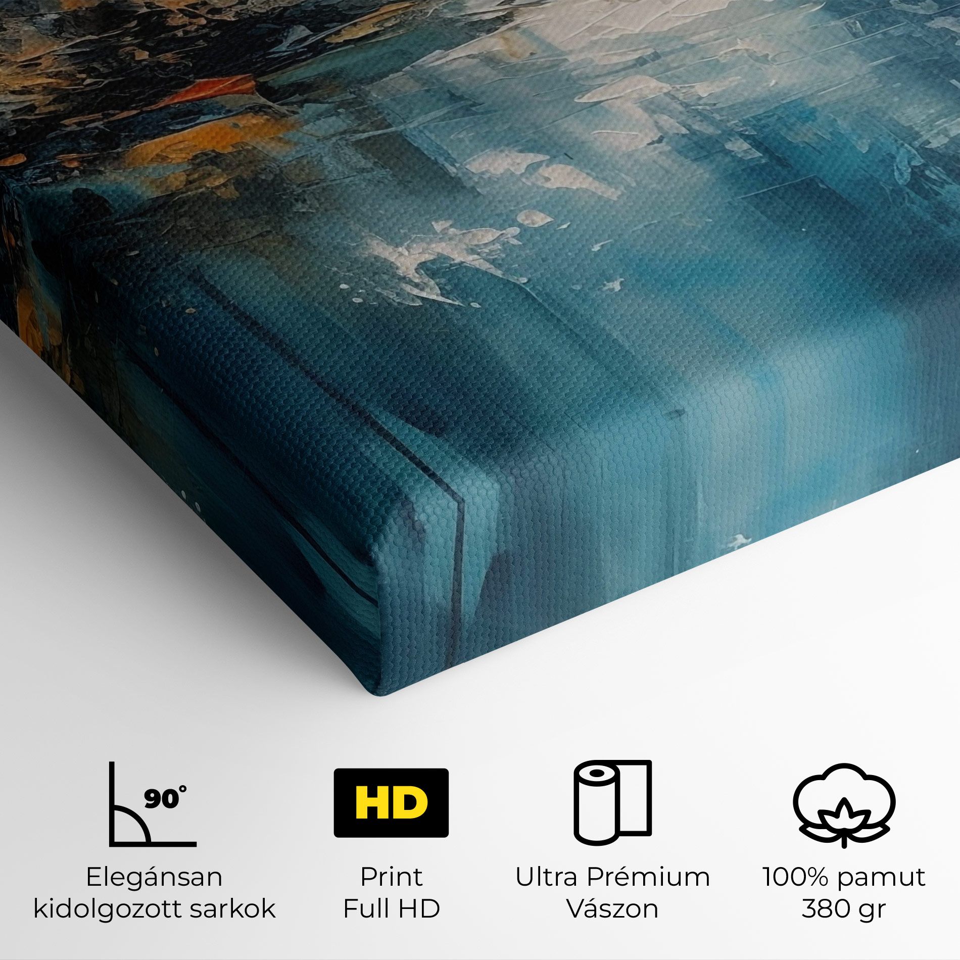 Abstract Blue Art mockup 4