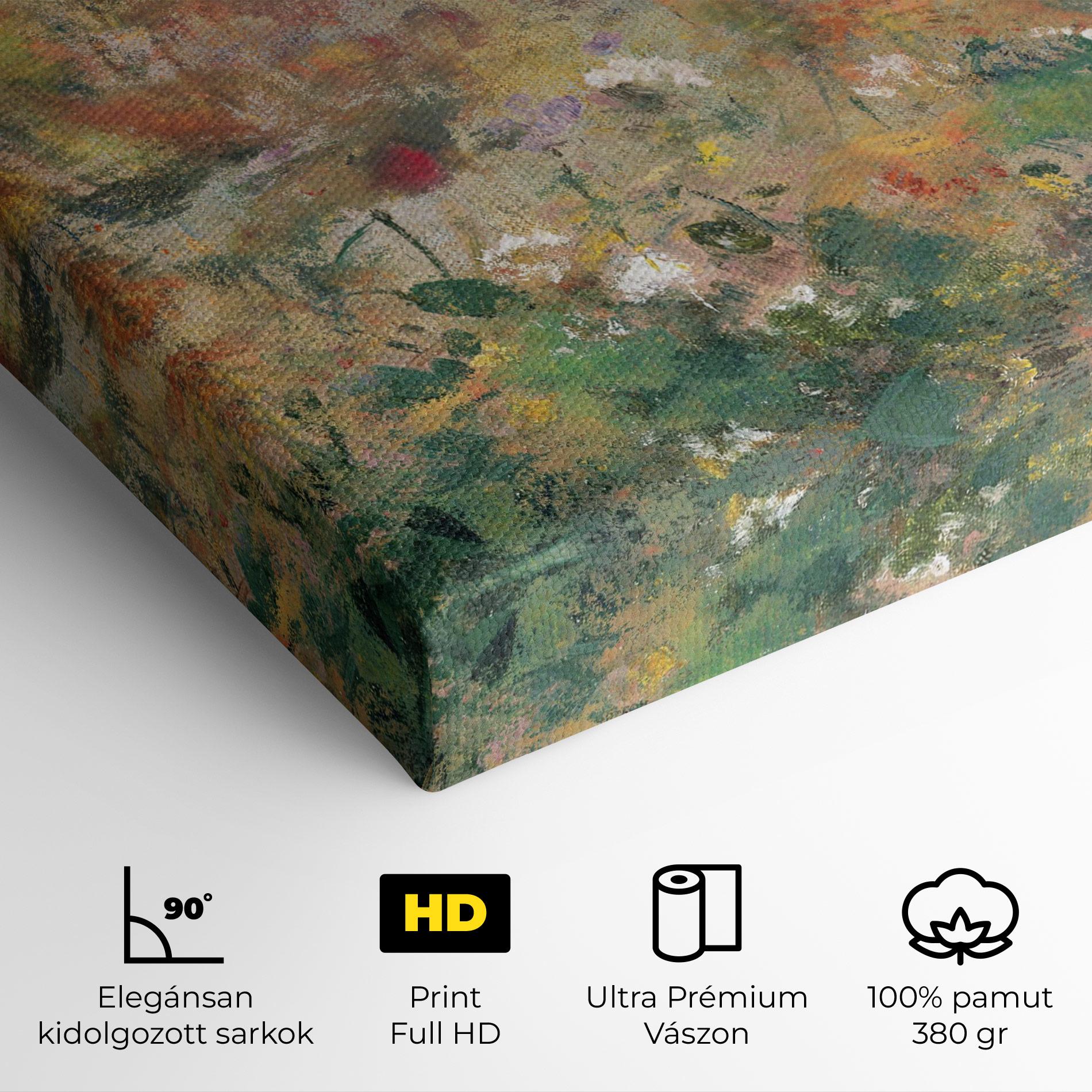 Vászonkép Abstract Flowers mockup 4