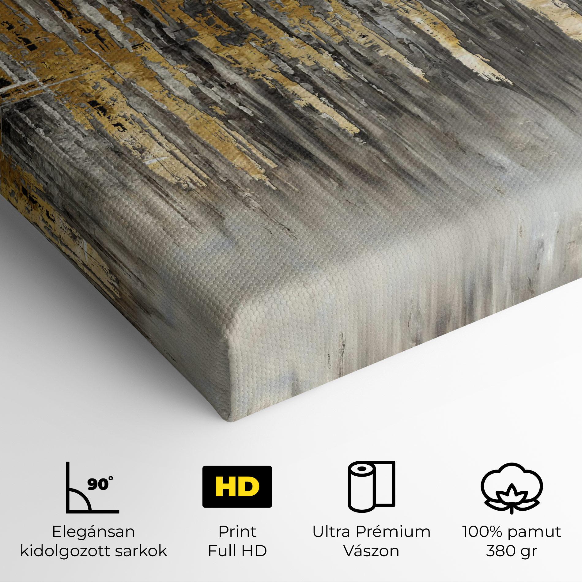 Vászonkép Acrylic Silver Paint mockup 4