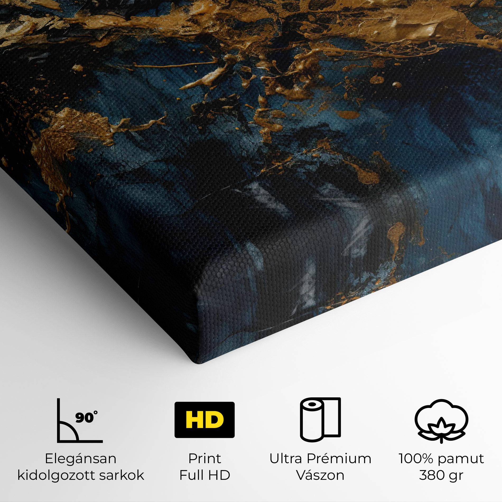 Vászonkép Gold Explosion mockup 4