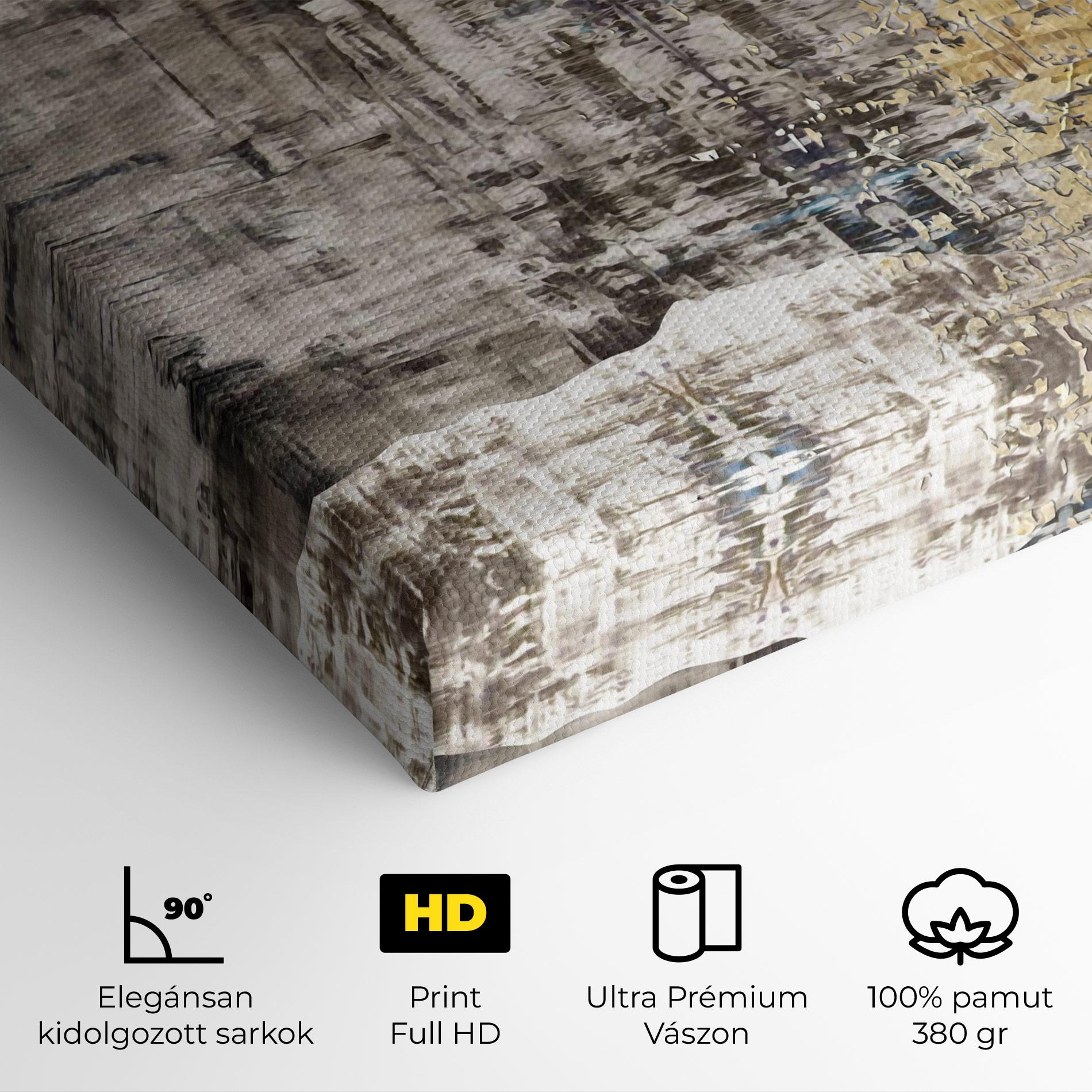 Vászonkép Gold Oil Paint mockup 4