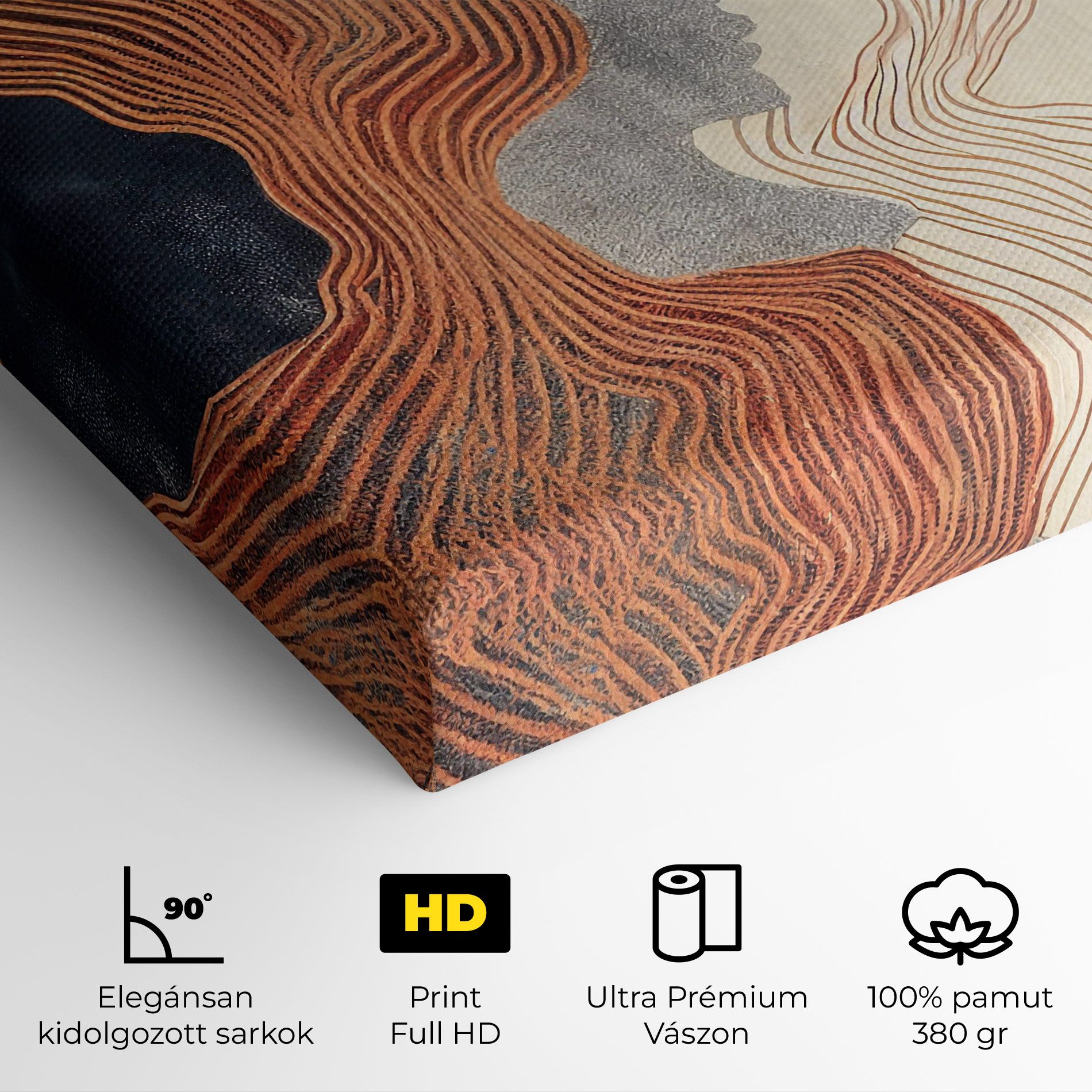 Orange Lines On Blue mockup 4