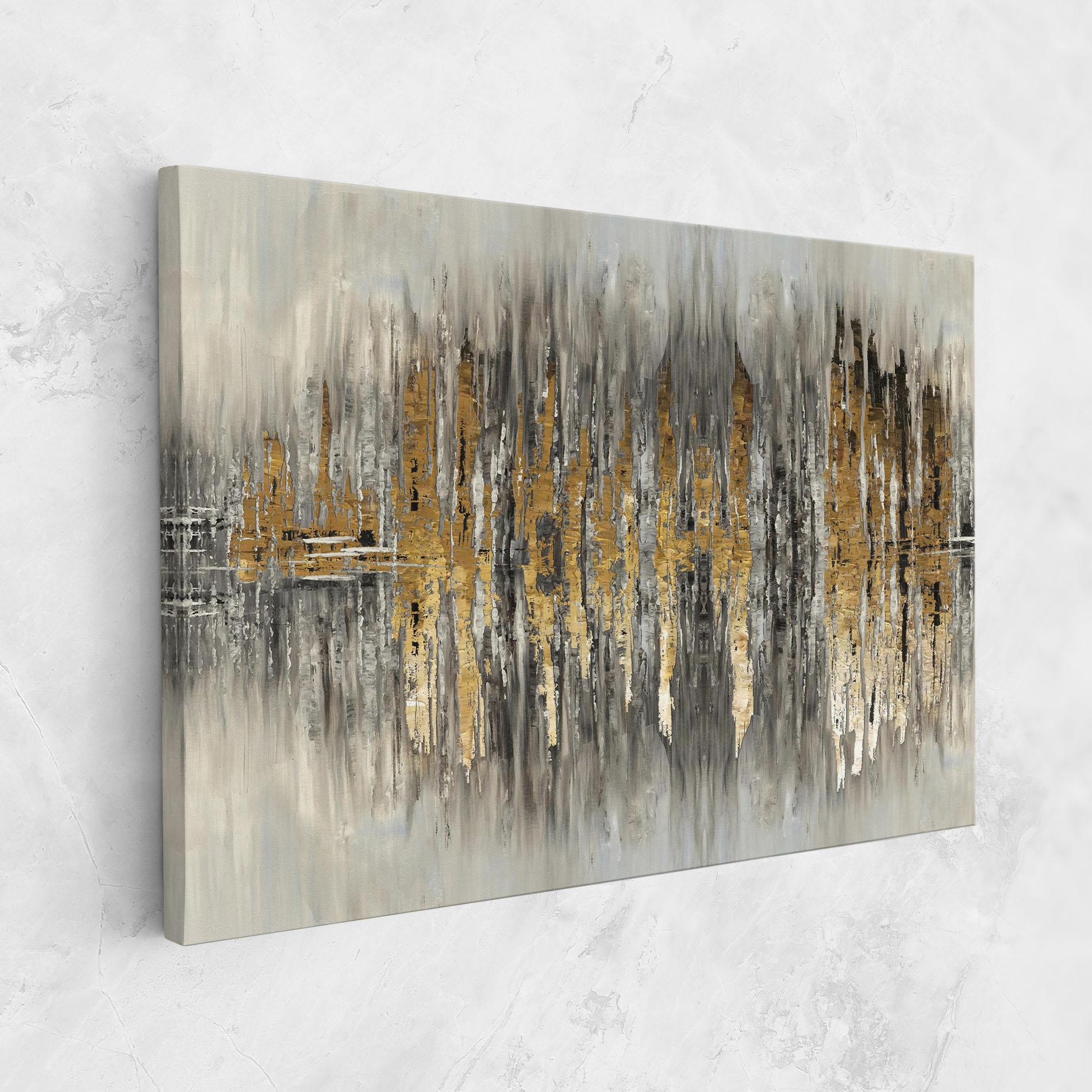 Vászonkép Acrylic Silver Paint mockup 1