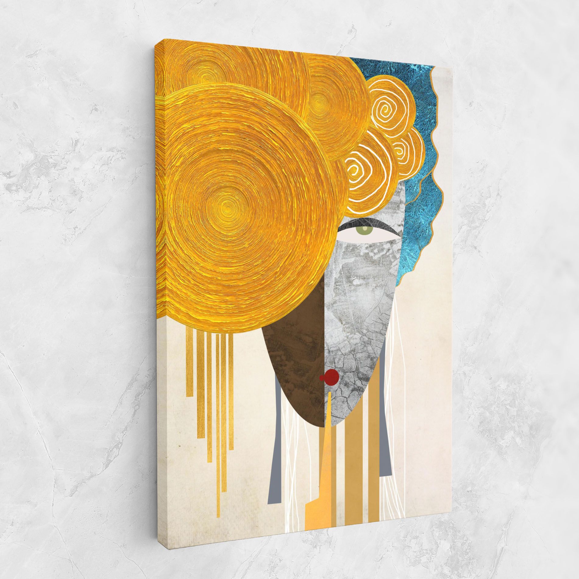 Abstract Grey Face 1 mockup 1