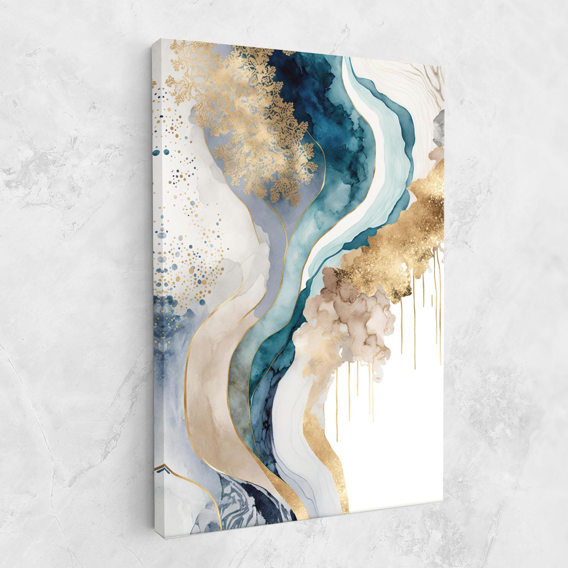 Vászonkép Light Blue Waves mockup 1