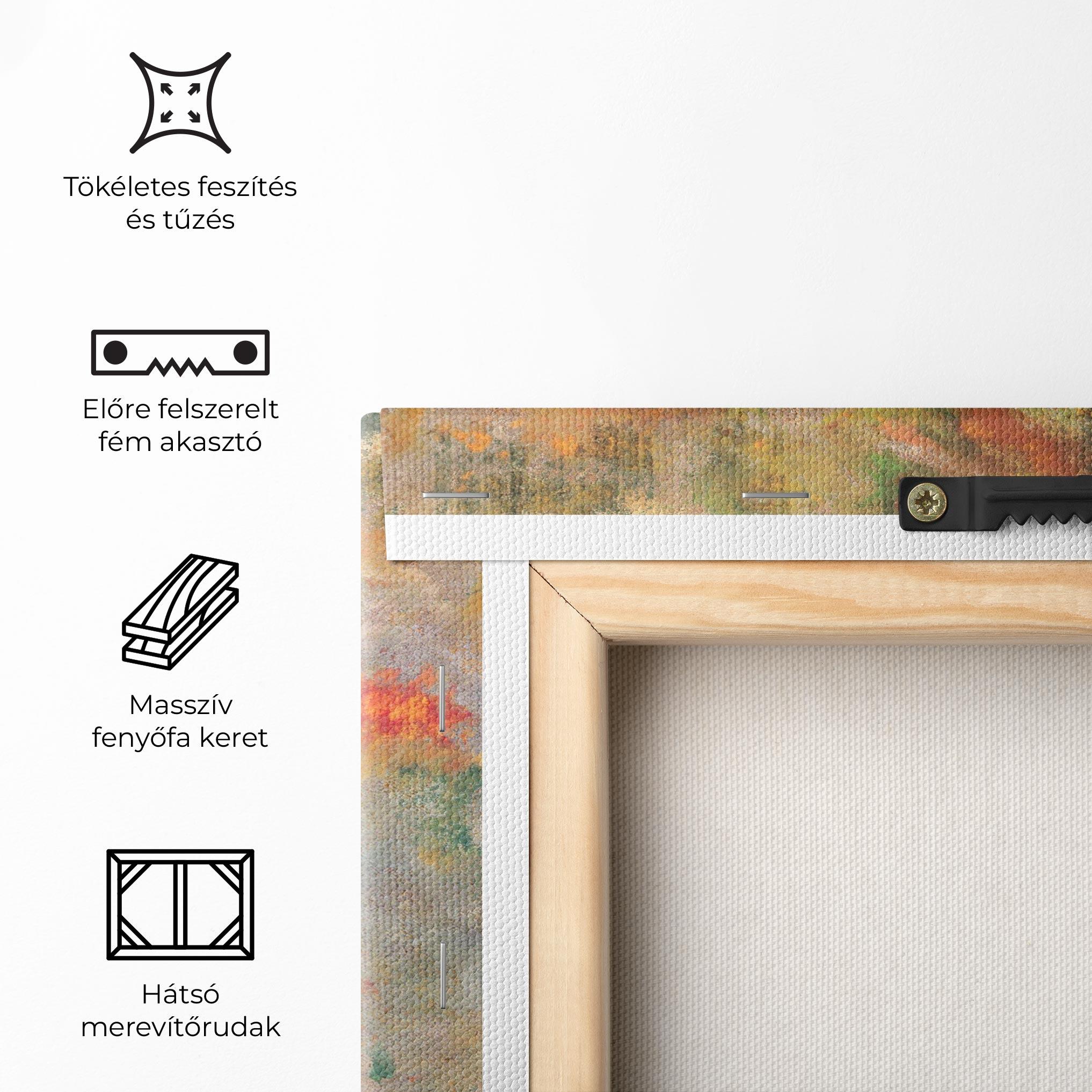 Vászonkép Abstract Flowers mockup 5