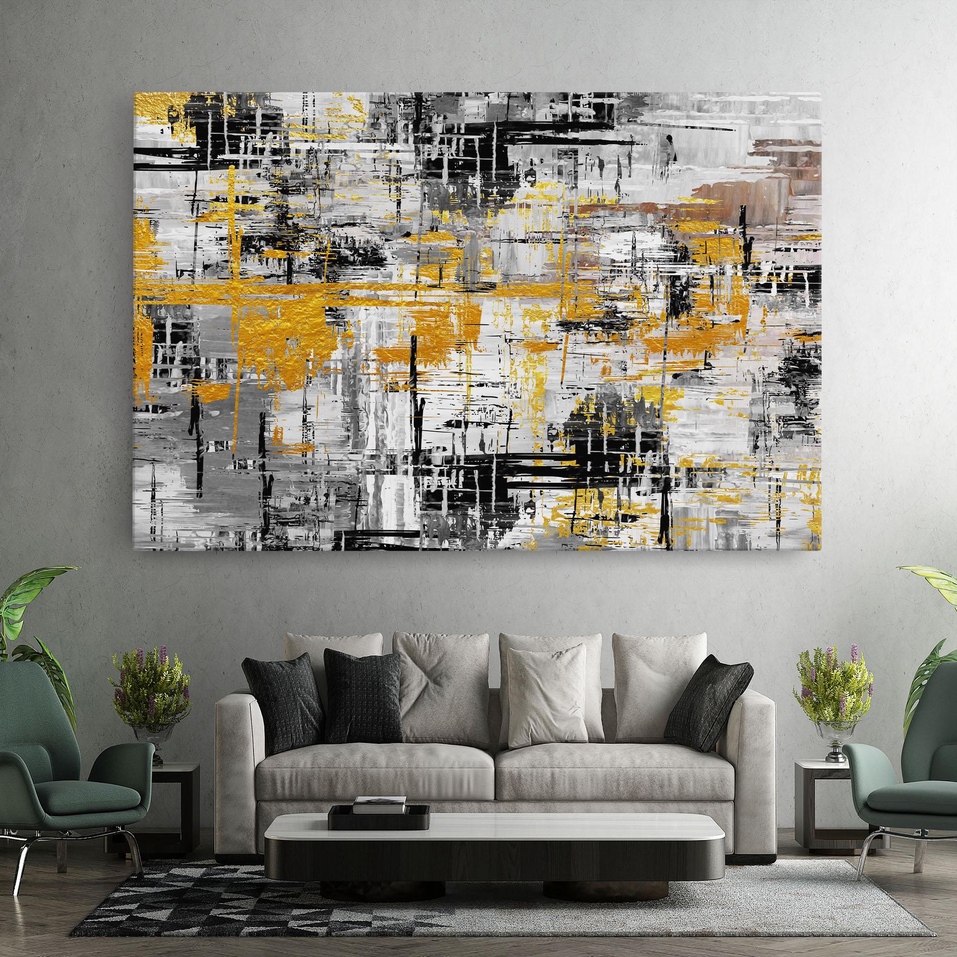 Vászonkép Abstract Mix Color mockup 7