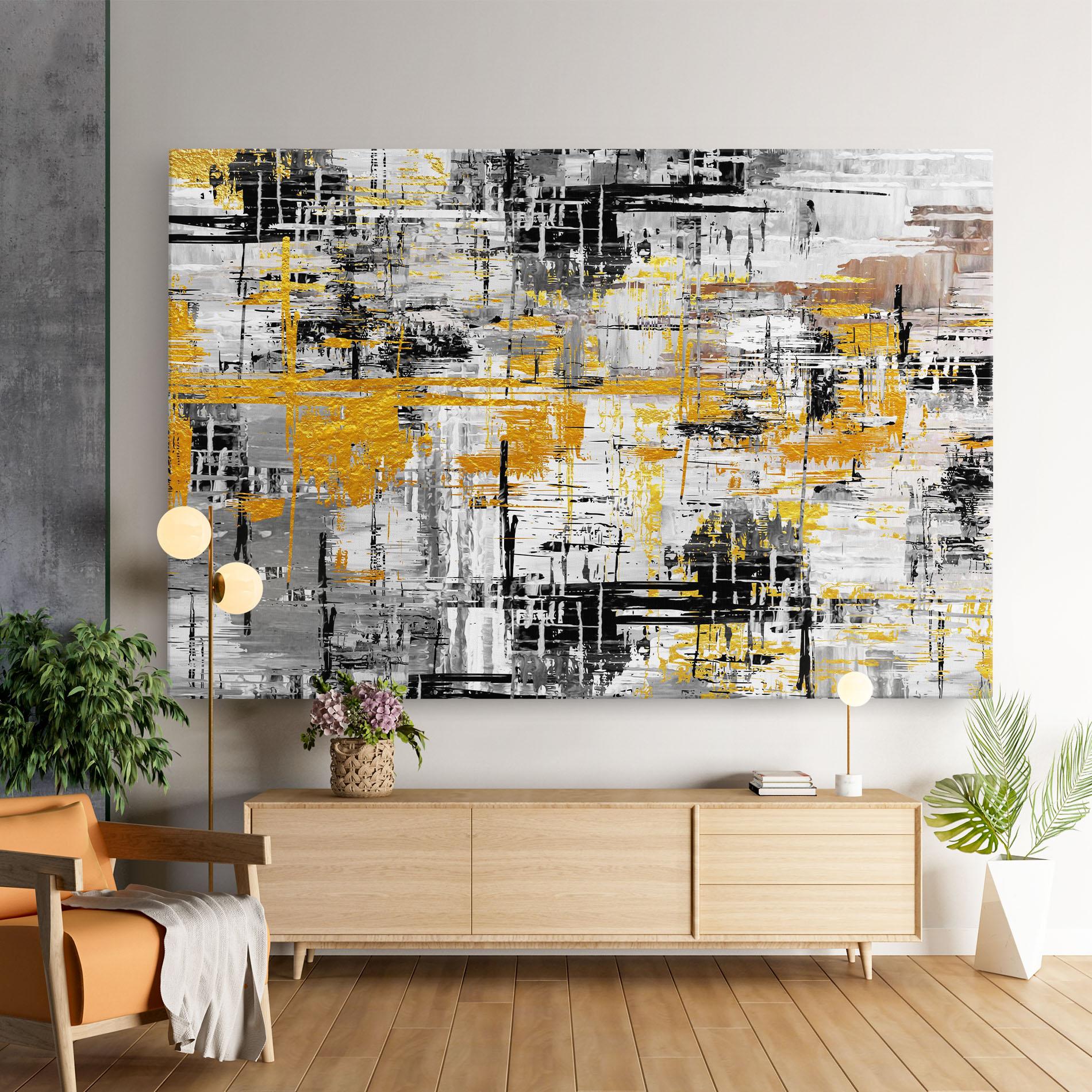 Vászonkép Abstract Mix Color mockup 9