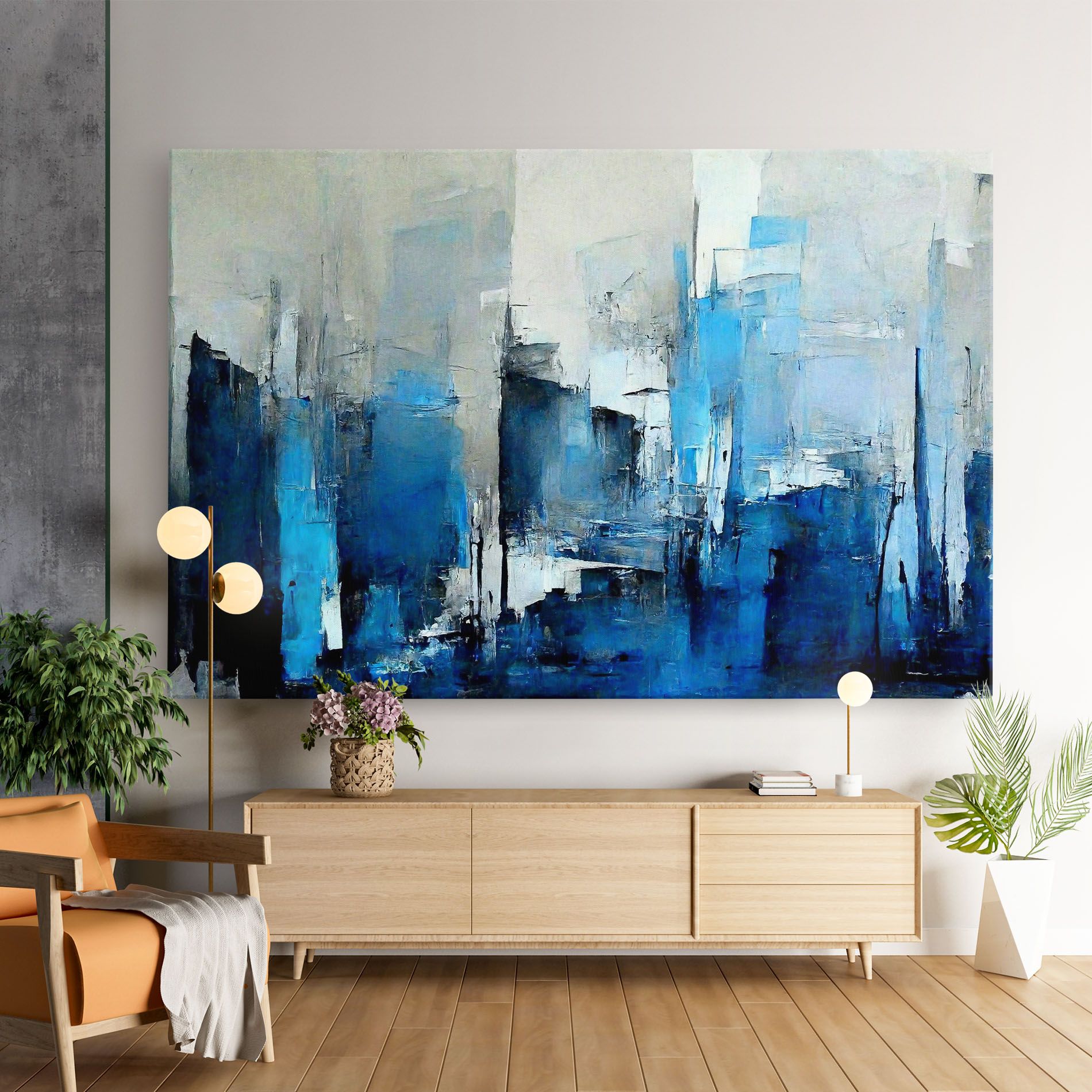 Blue Gray Color mockup 9