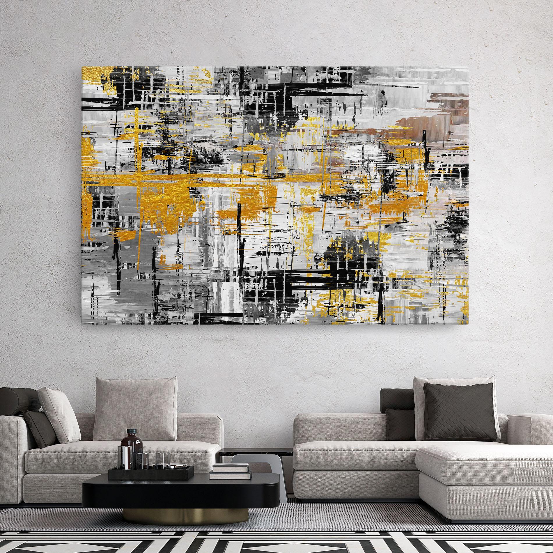 Vászonkép Abstract Mix Color mockup 2