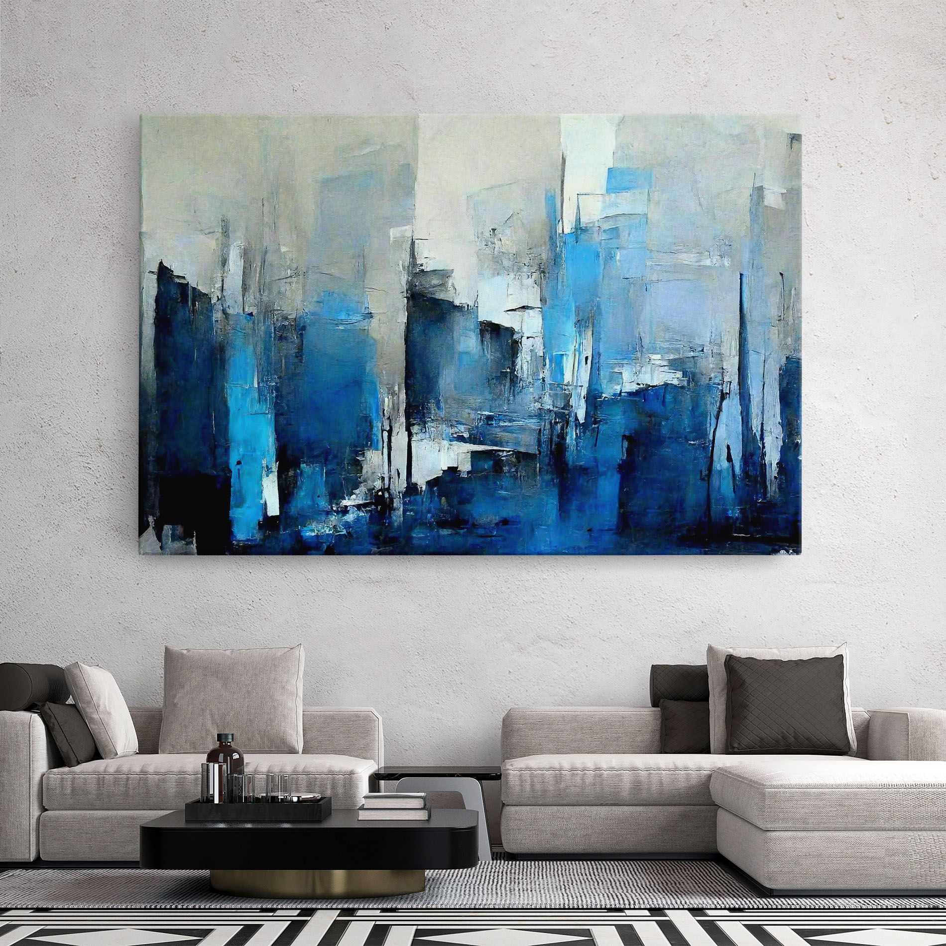 Blue Gray Color mockup 2