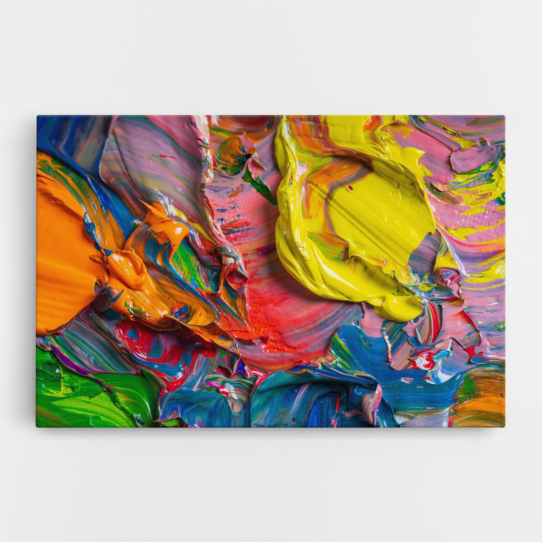 Vászonkép Bright Oil Colors mockup 0