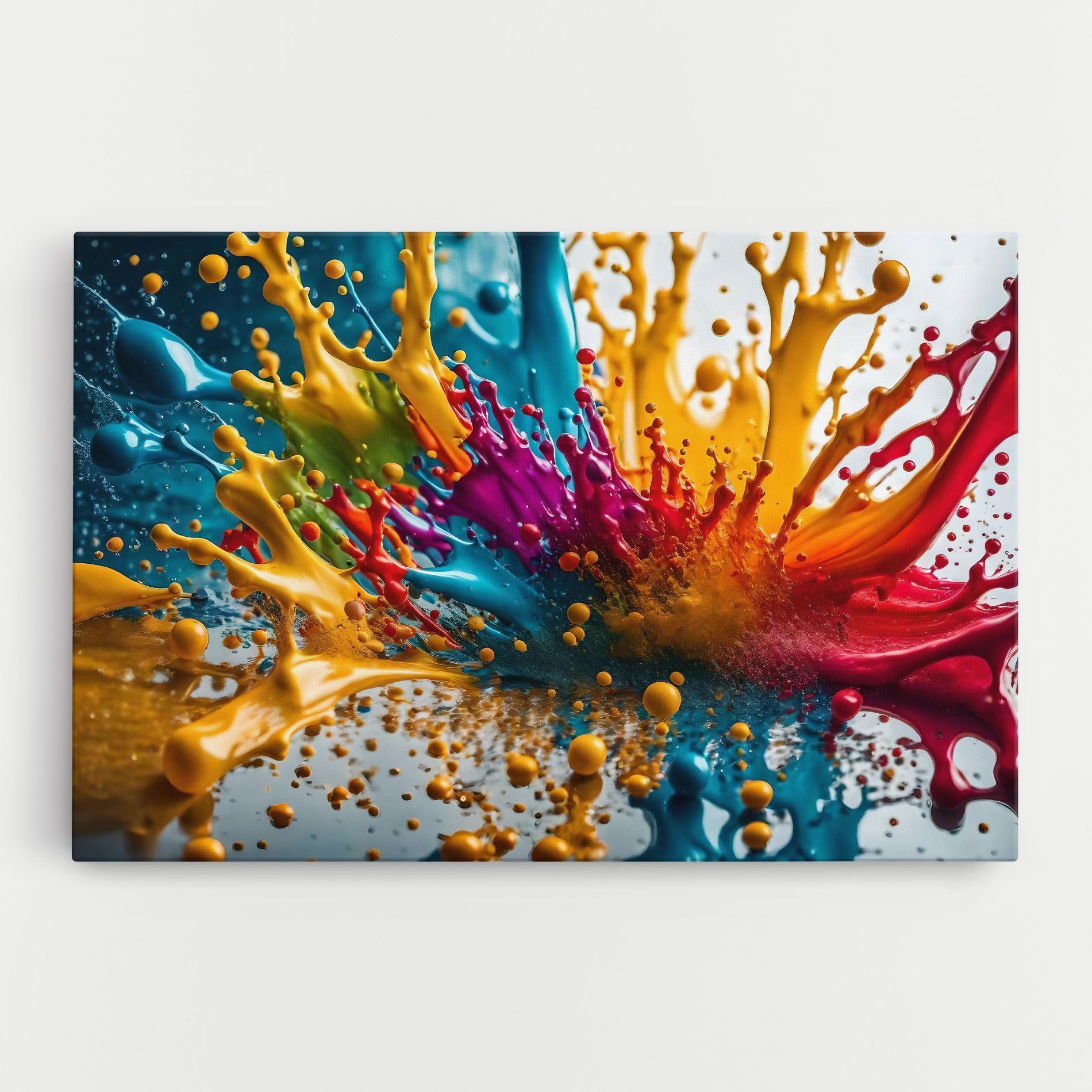 Colorful Water Splash mockup 0
