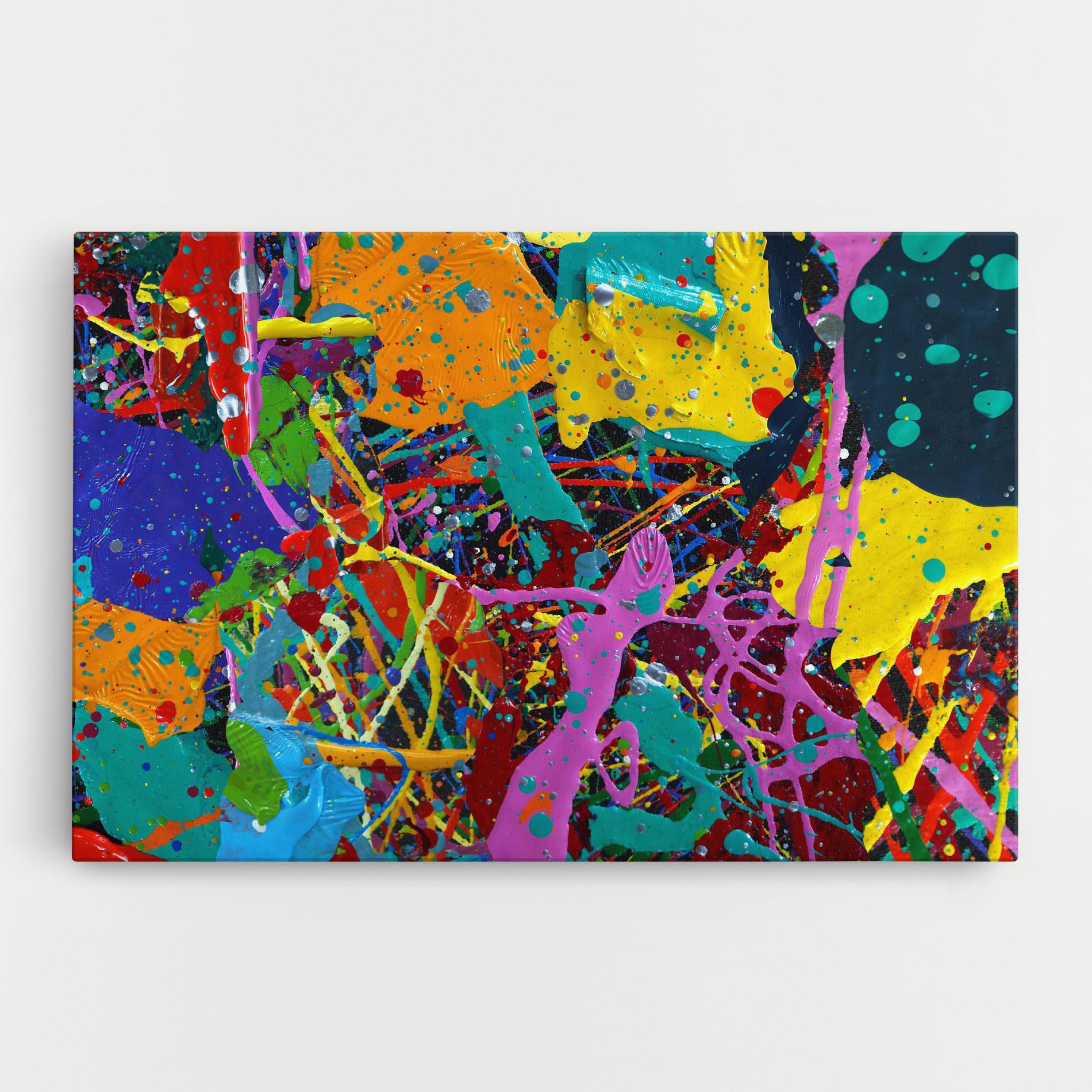 Vászonkép Dark Panorama mockup 0