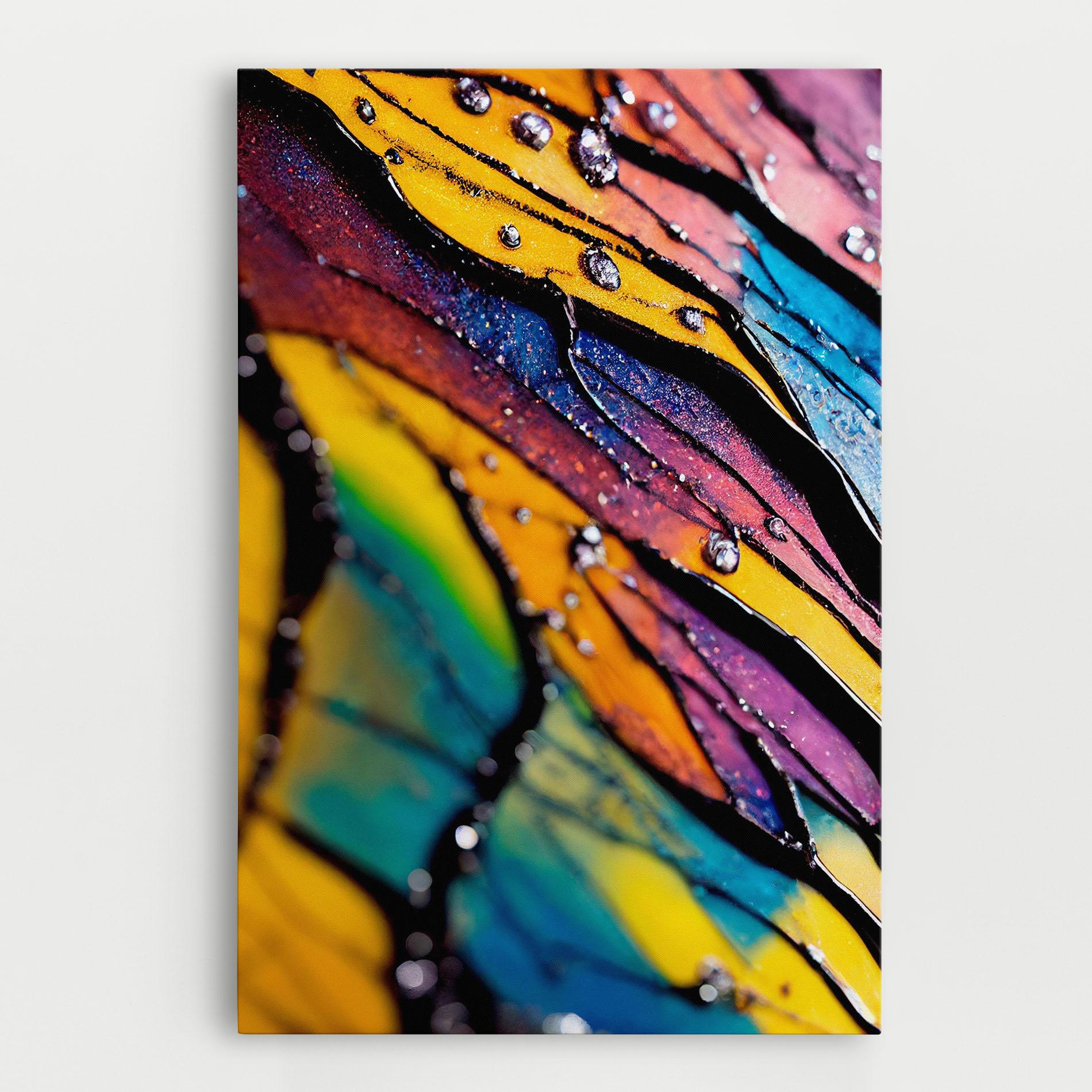 Vászonkép Beautiful Colorful Epoxy mockup 0