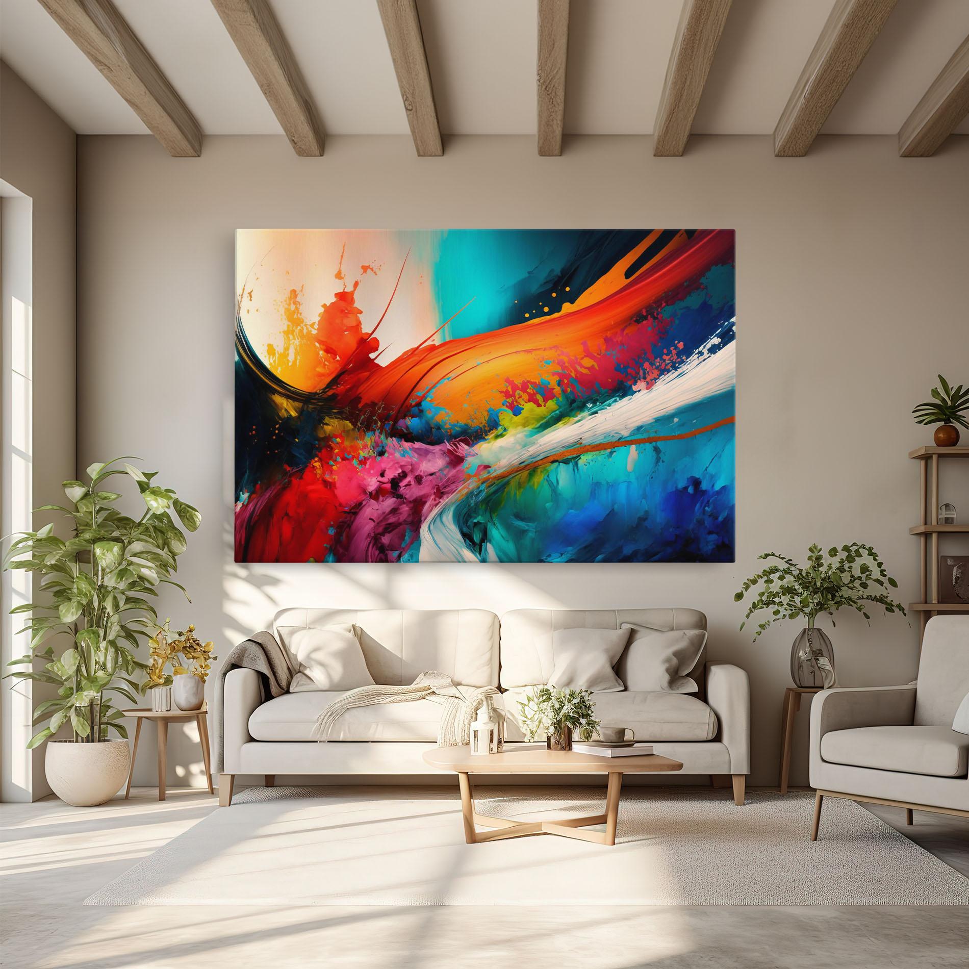 Vászonkép Art Brush Strokes mockup 6