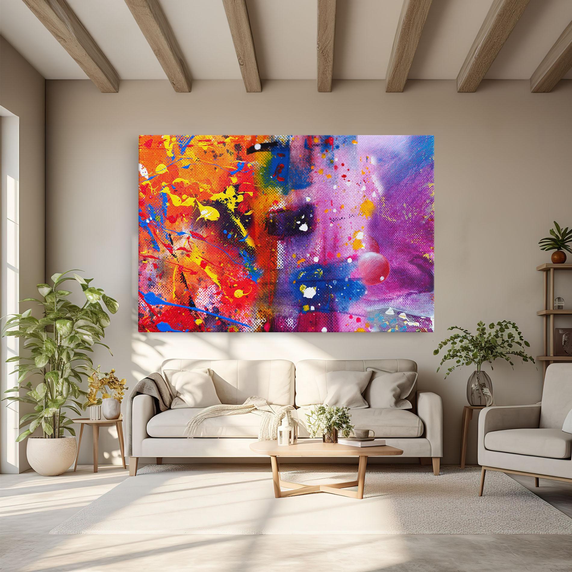 Vászonkép Art Panorama mockup 6