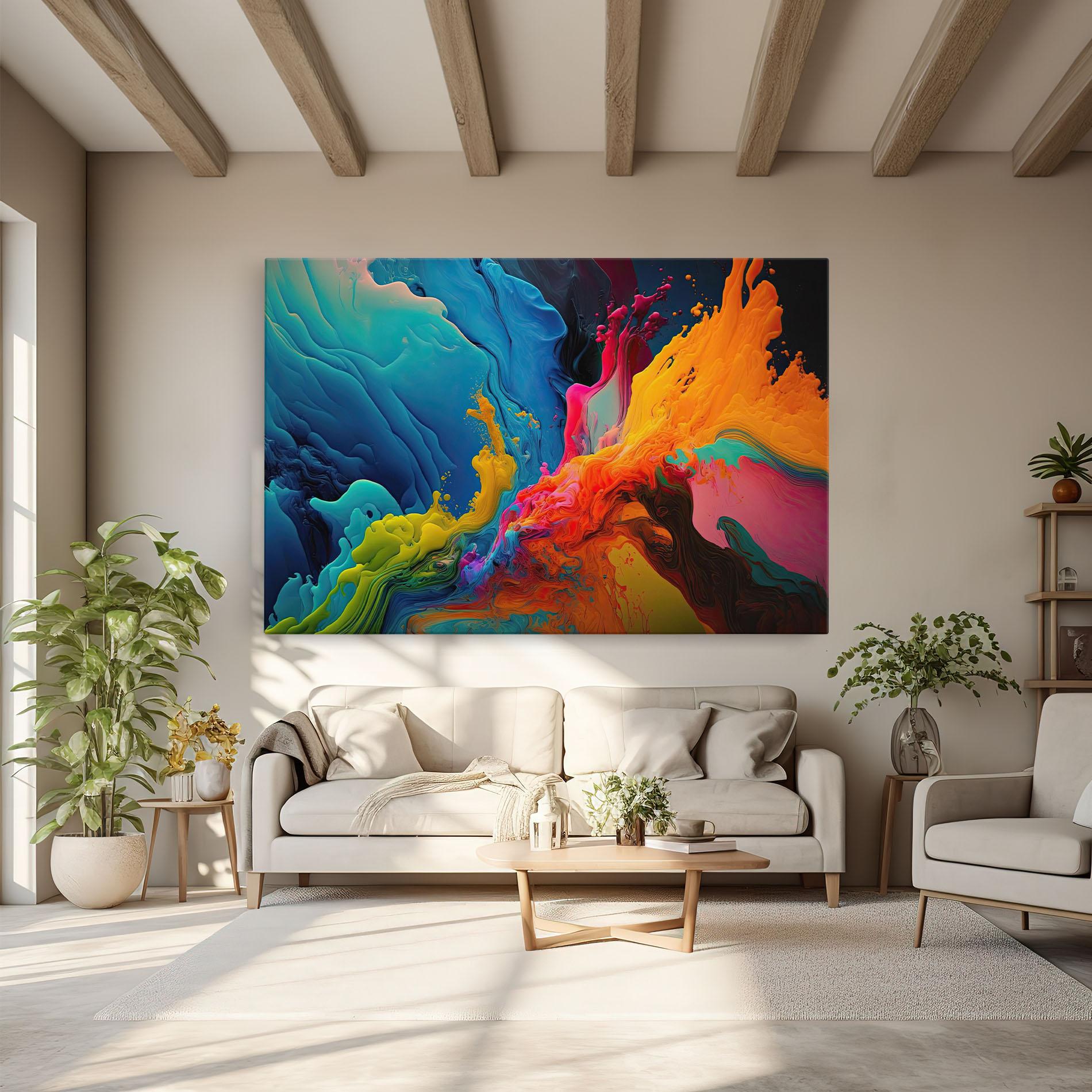 Vászonkép Color Floating mockup 6