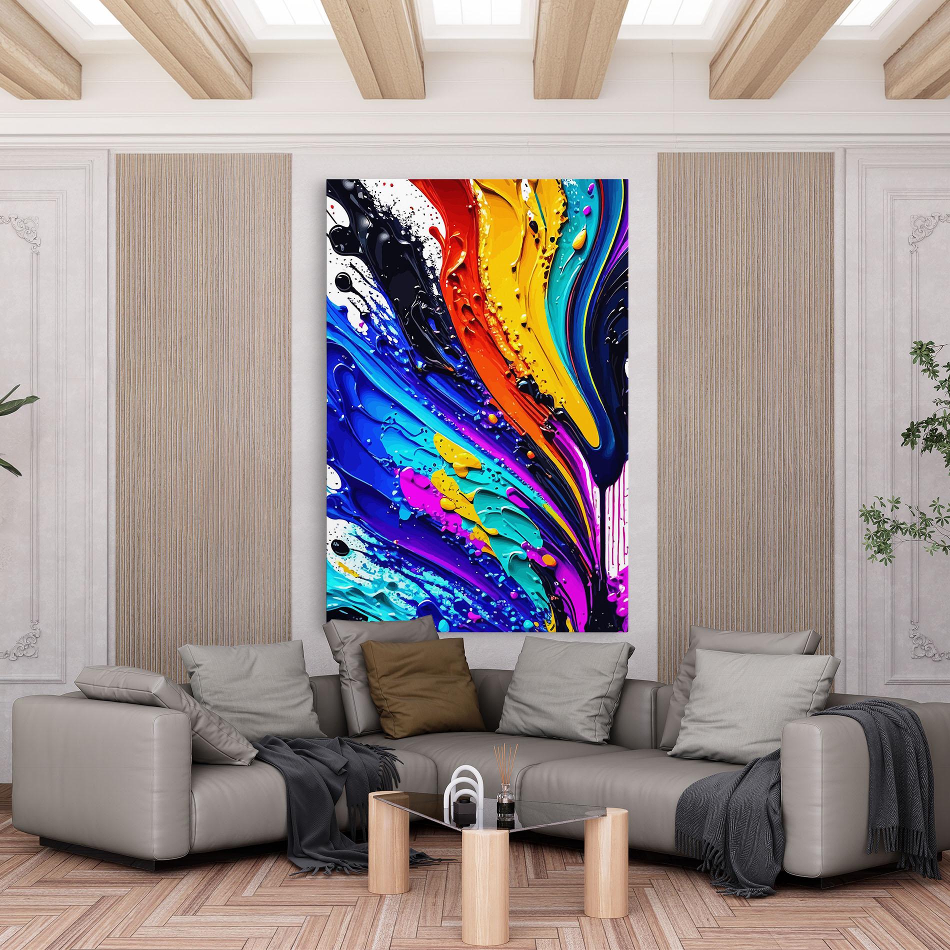 Vászonkép Beautiful Splash mockup 6