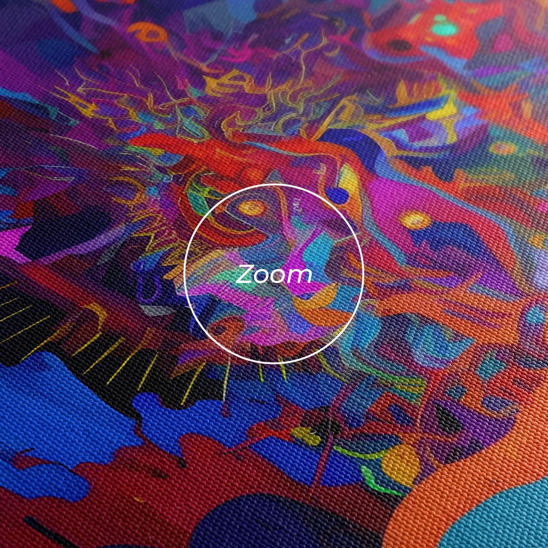 Vászonkép Abstract Color Work mockup 3