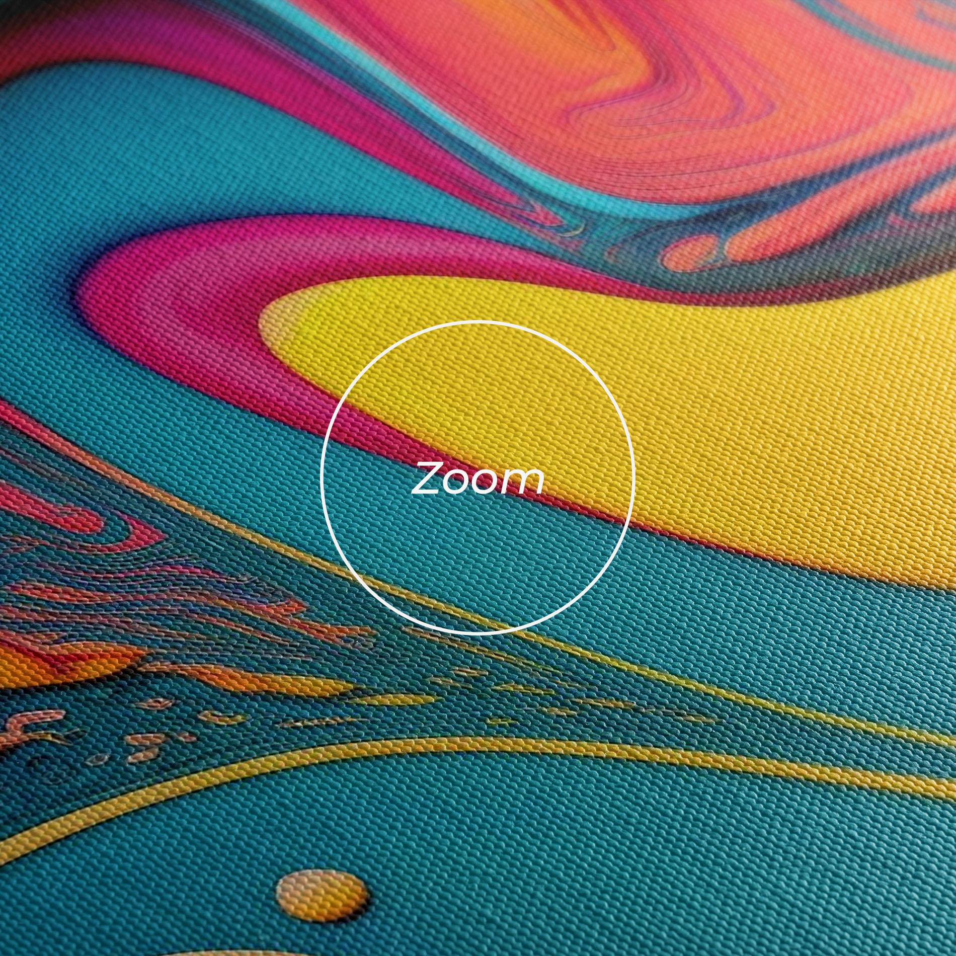 Vászonkép Acrylic Close Up mockup 3