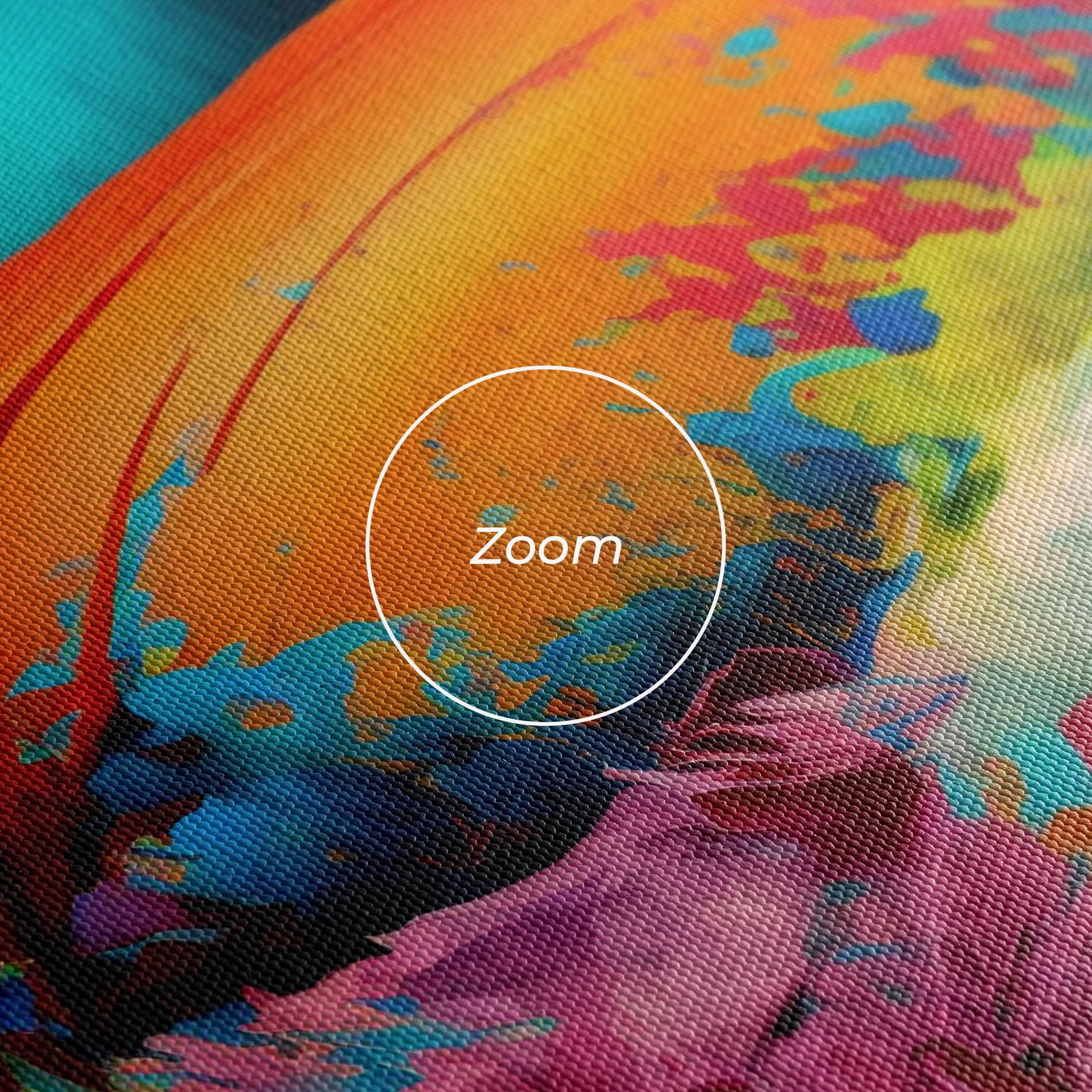 Vászonkép Art Brush Strokes mockup 3