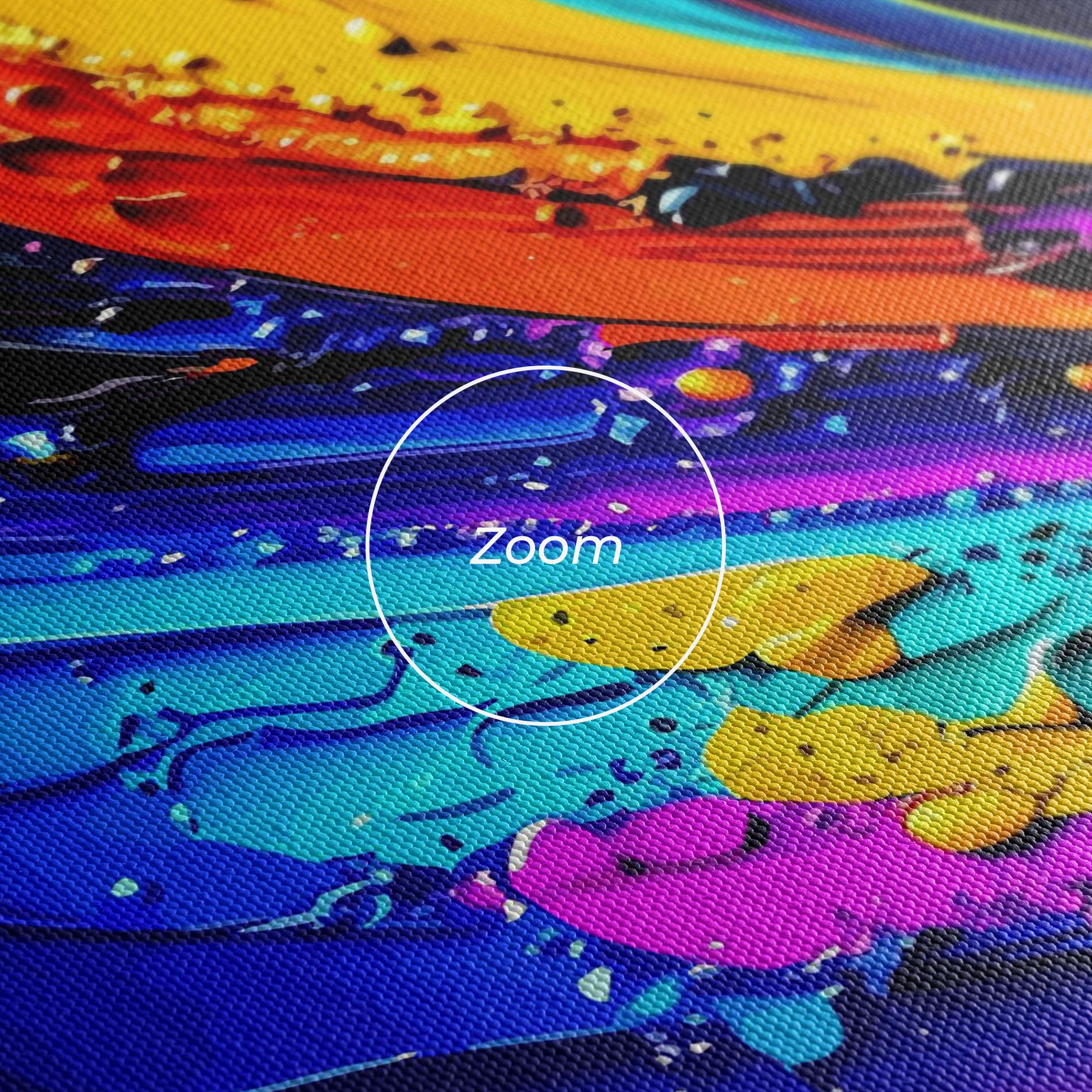 Vászonkép Beautiful Splash mockup 3