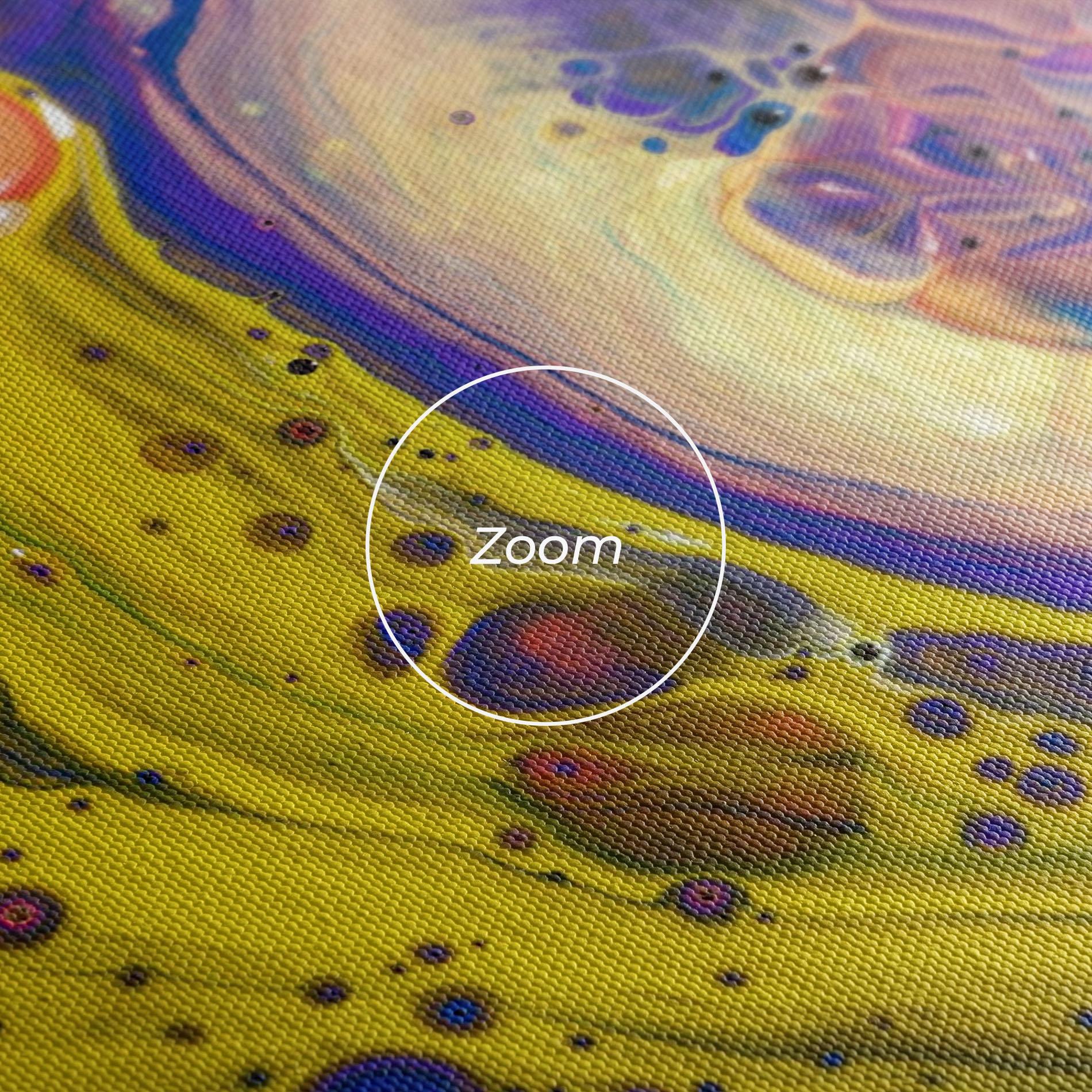 Vászonkép Colorful Liquid Marble mockup 3