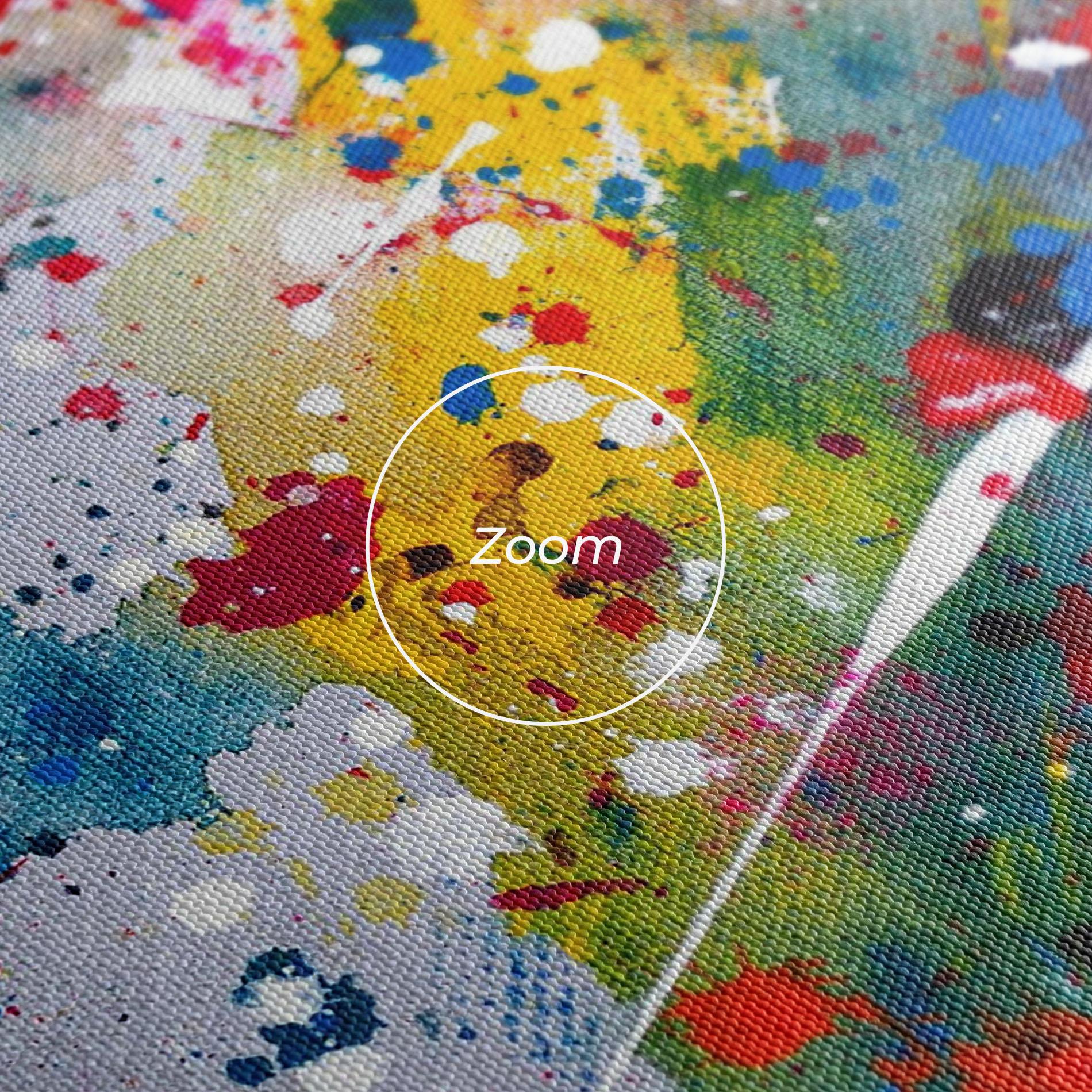 Vászonkép Watercolor Drops mockup 3