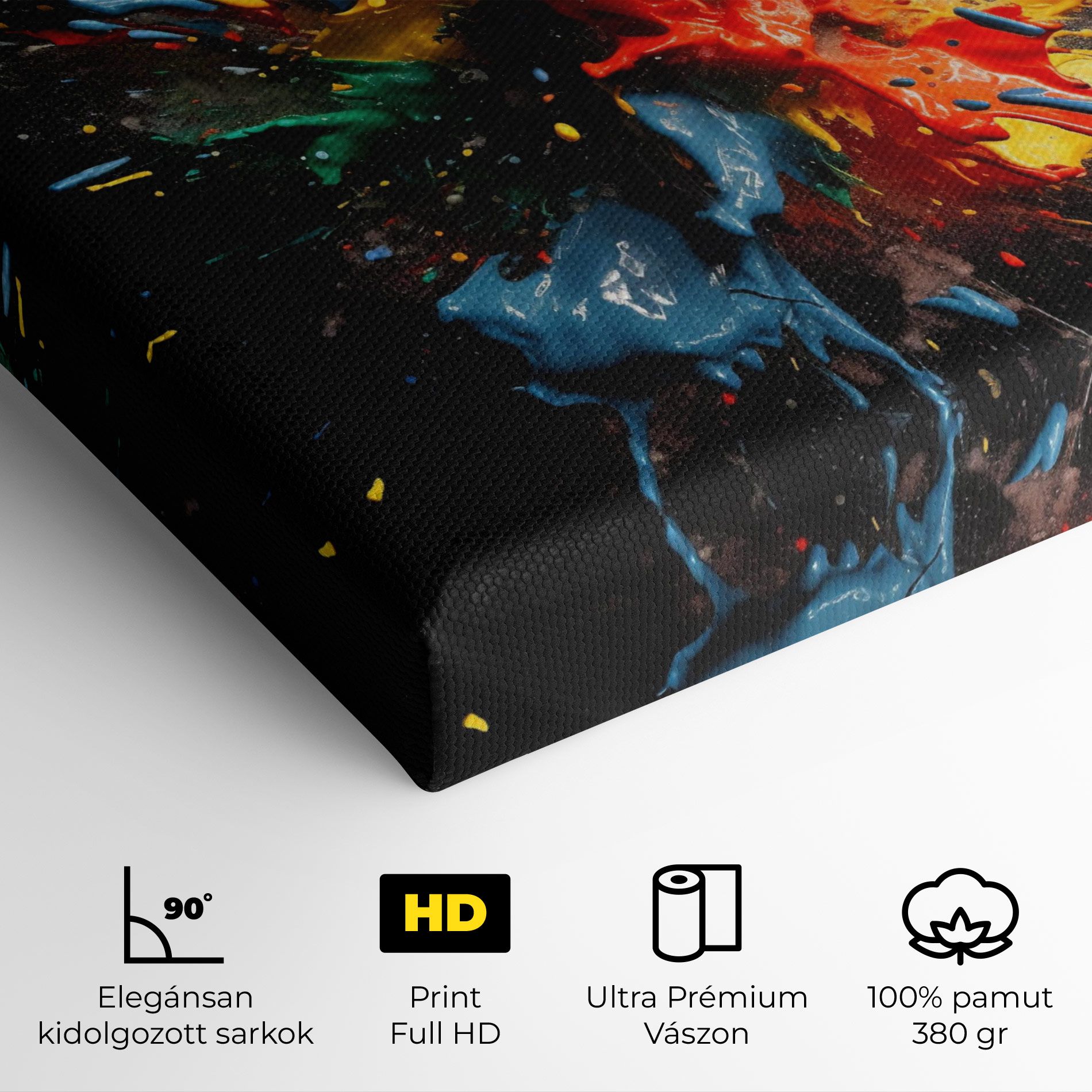 Floating Color Splash mockup 4