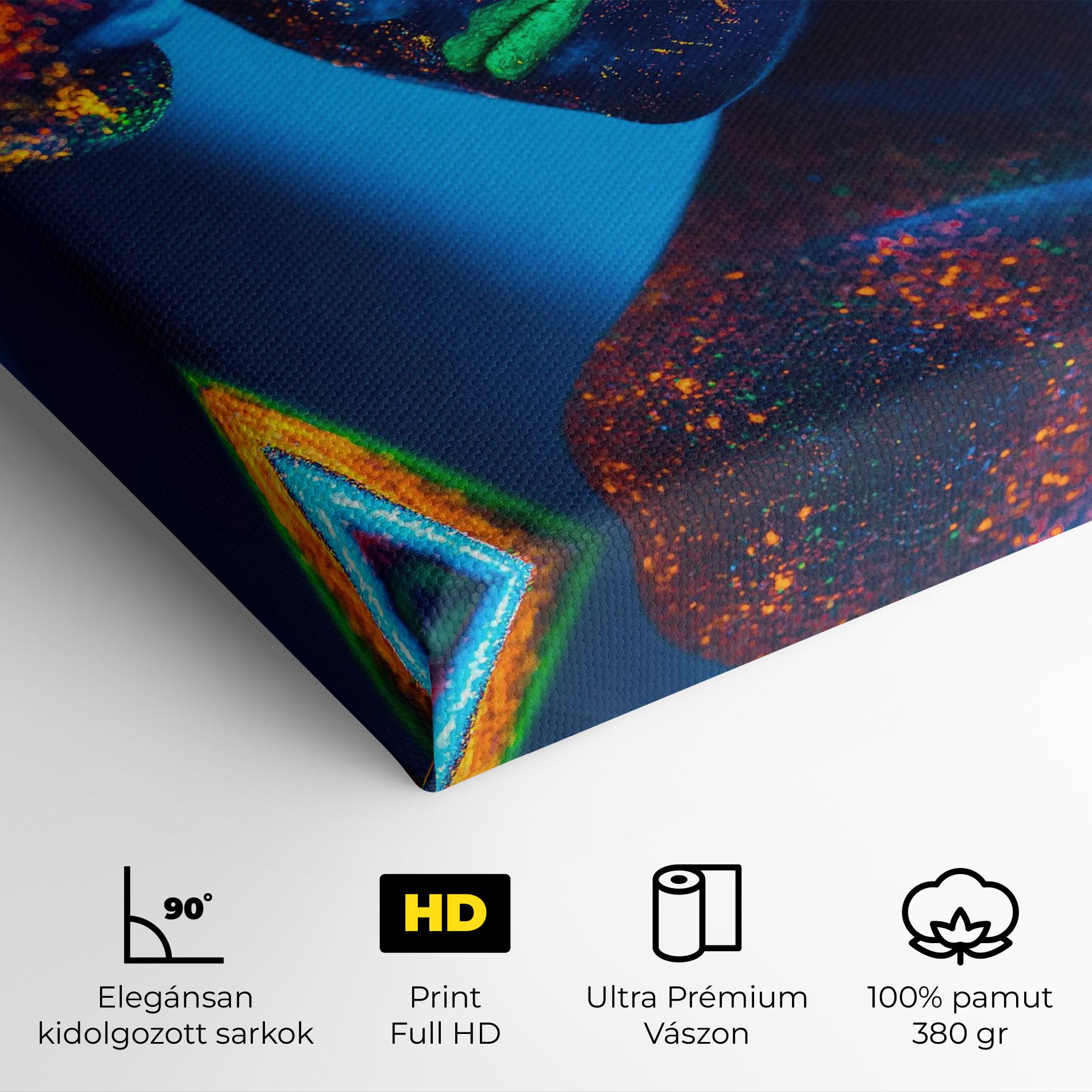 Vászonkép Fluorescent Couple mockup 4