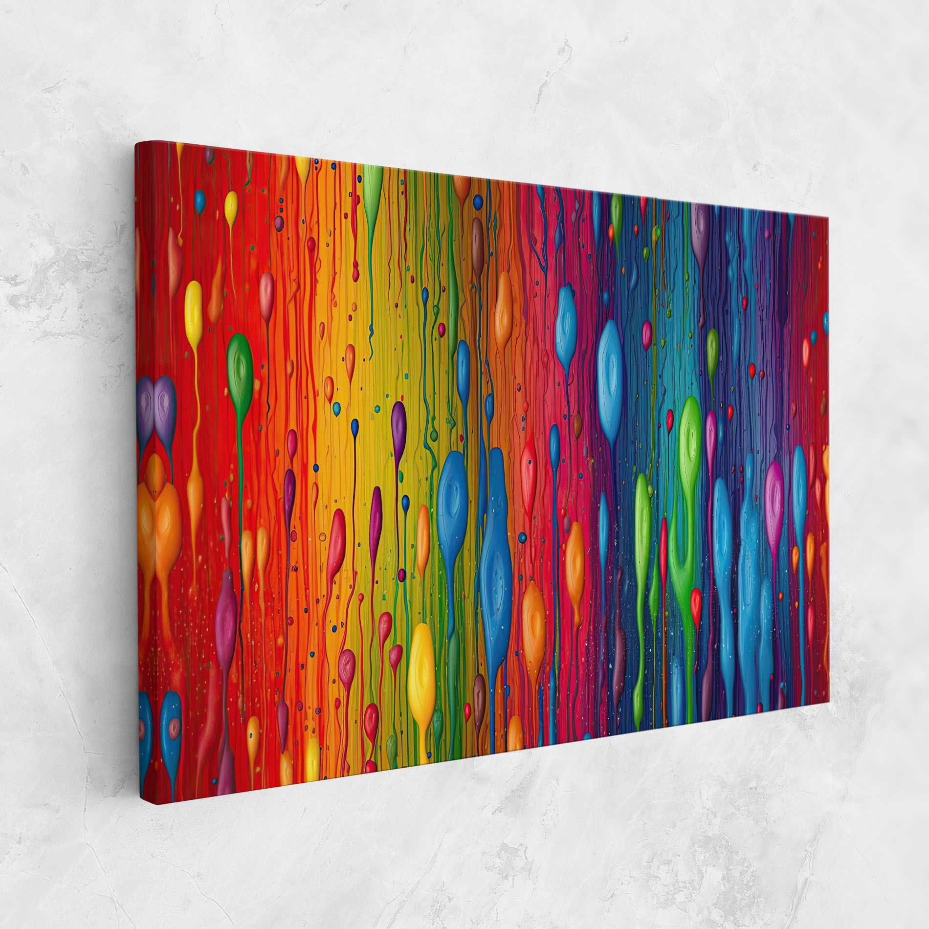 Abstract Rainbow Pattern mockup 1