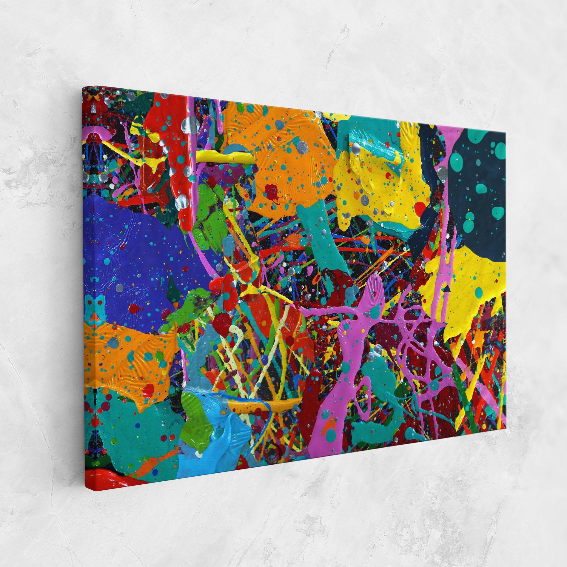 Vászonkép Dark Panorama mockup 1