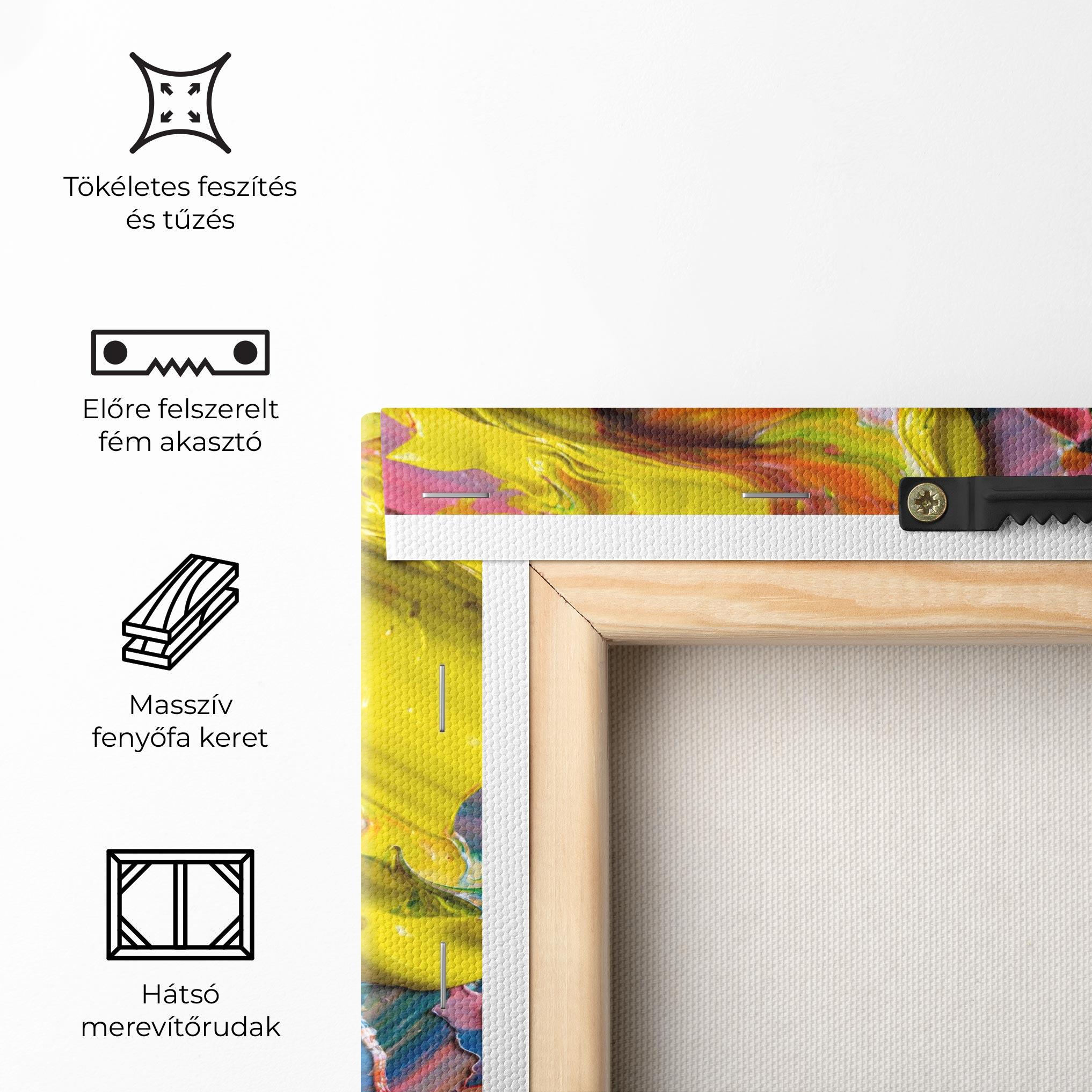 Vászonkép Bright Oil Colors mockup 5