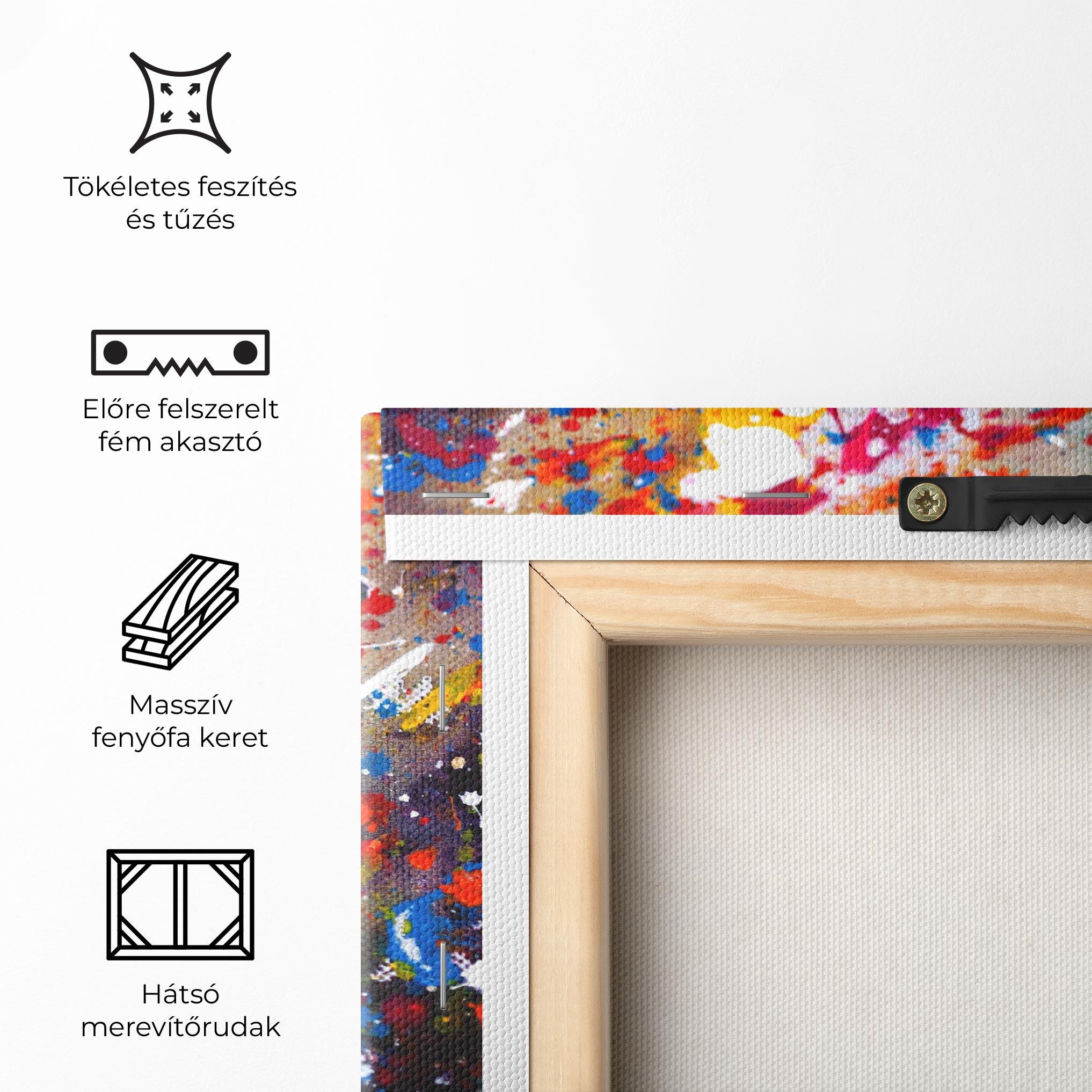 Vászonkép Watercolor Drops mockup 5