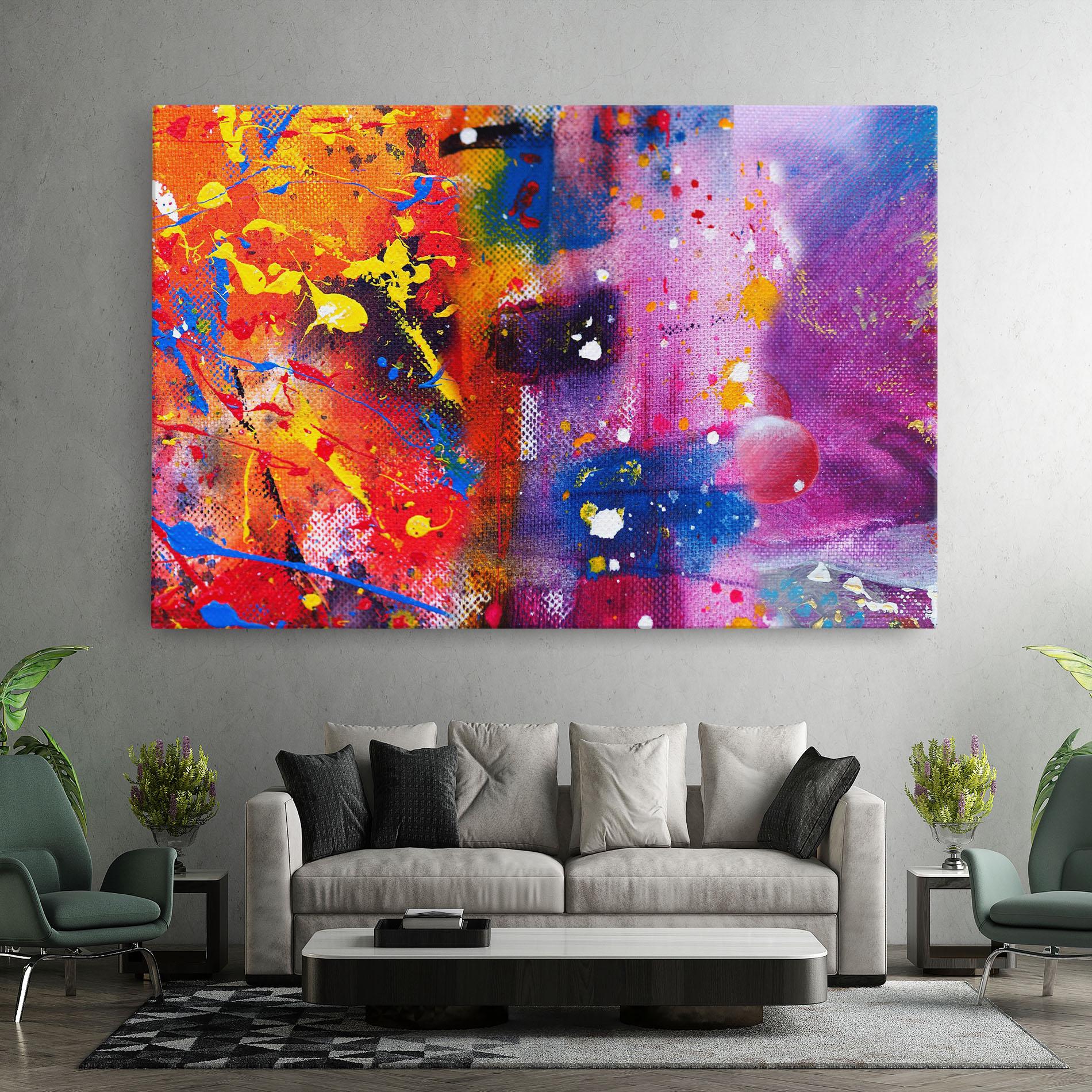 Vászonkép Art Panorama mockup 7