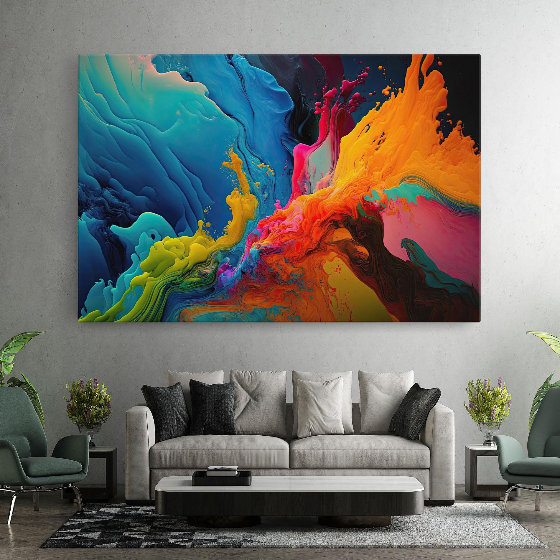 Vászonkép Color Floating mockup 7