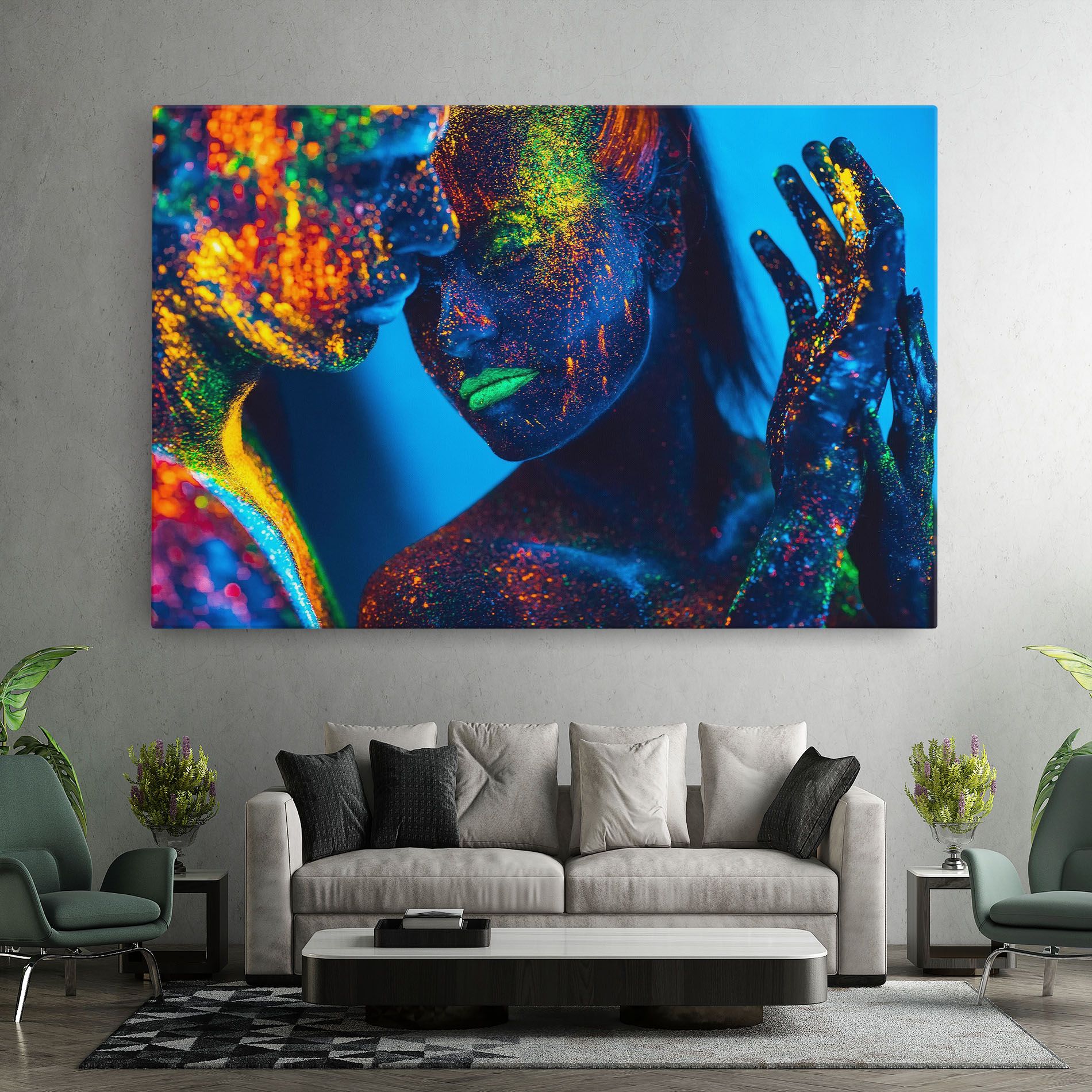 Fluorescent Couple mockup 7