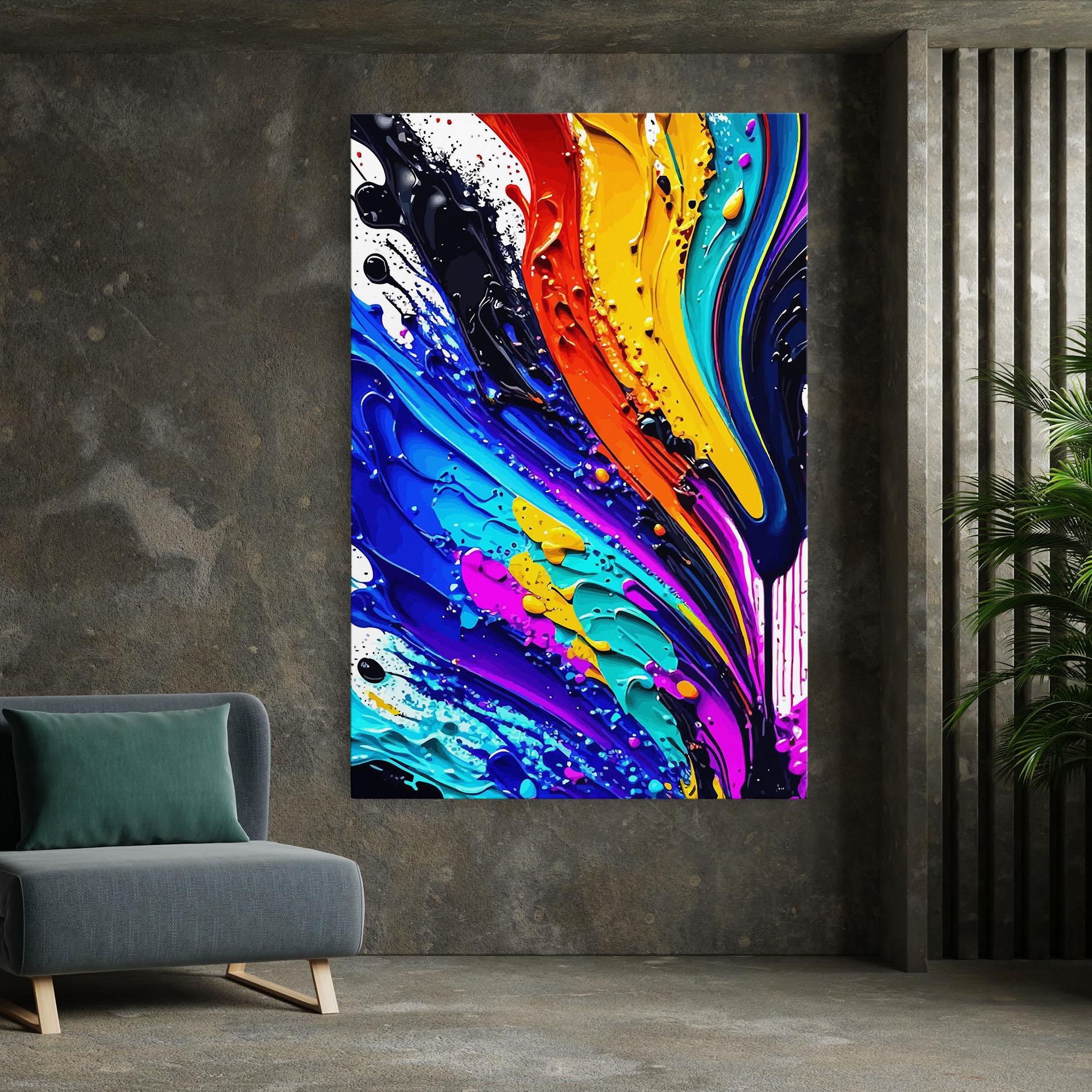 Vászonkép Beautiful Splash mockup 7