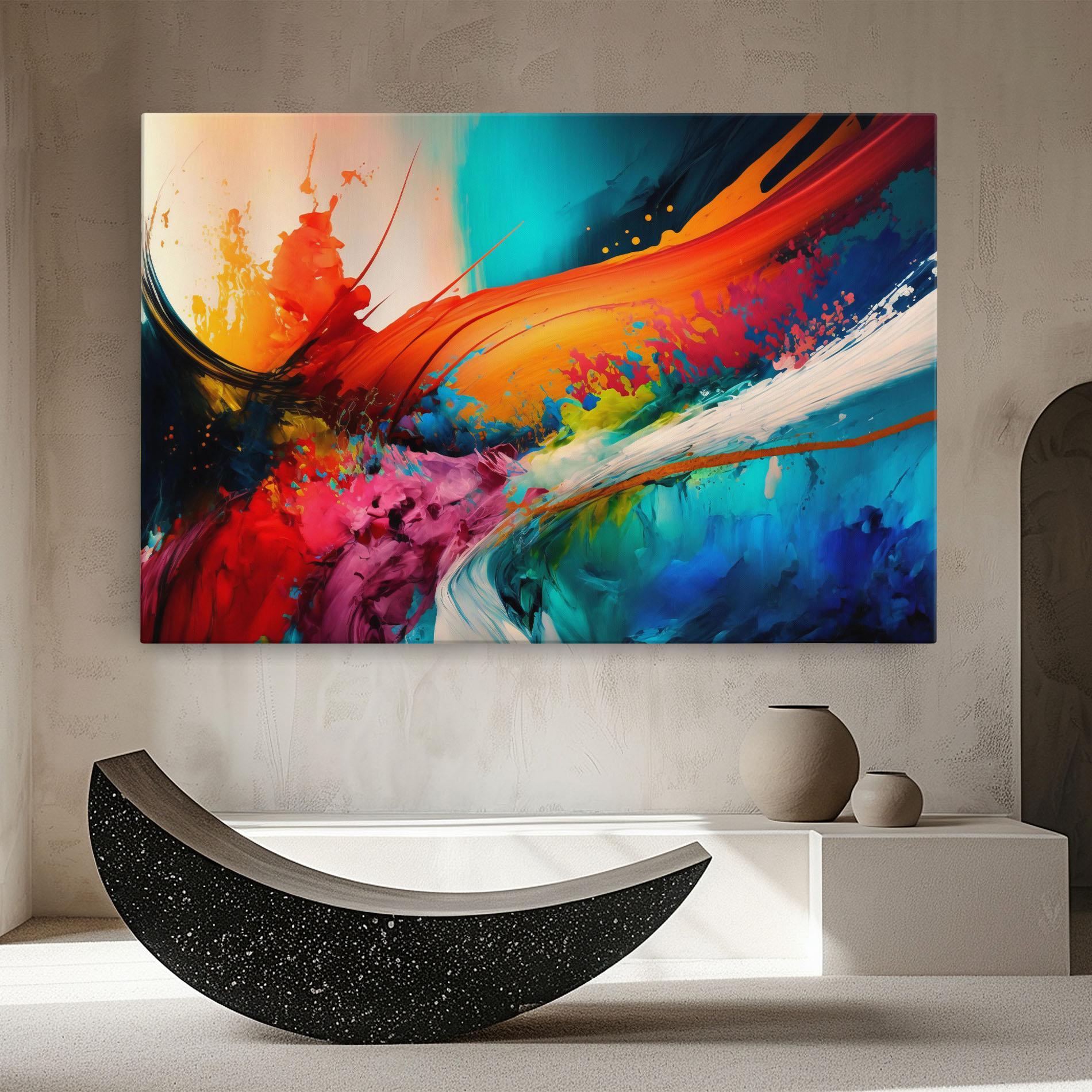 Vászonkép Art Brush Strokes mockup 8