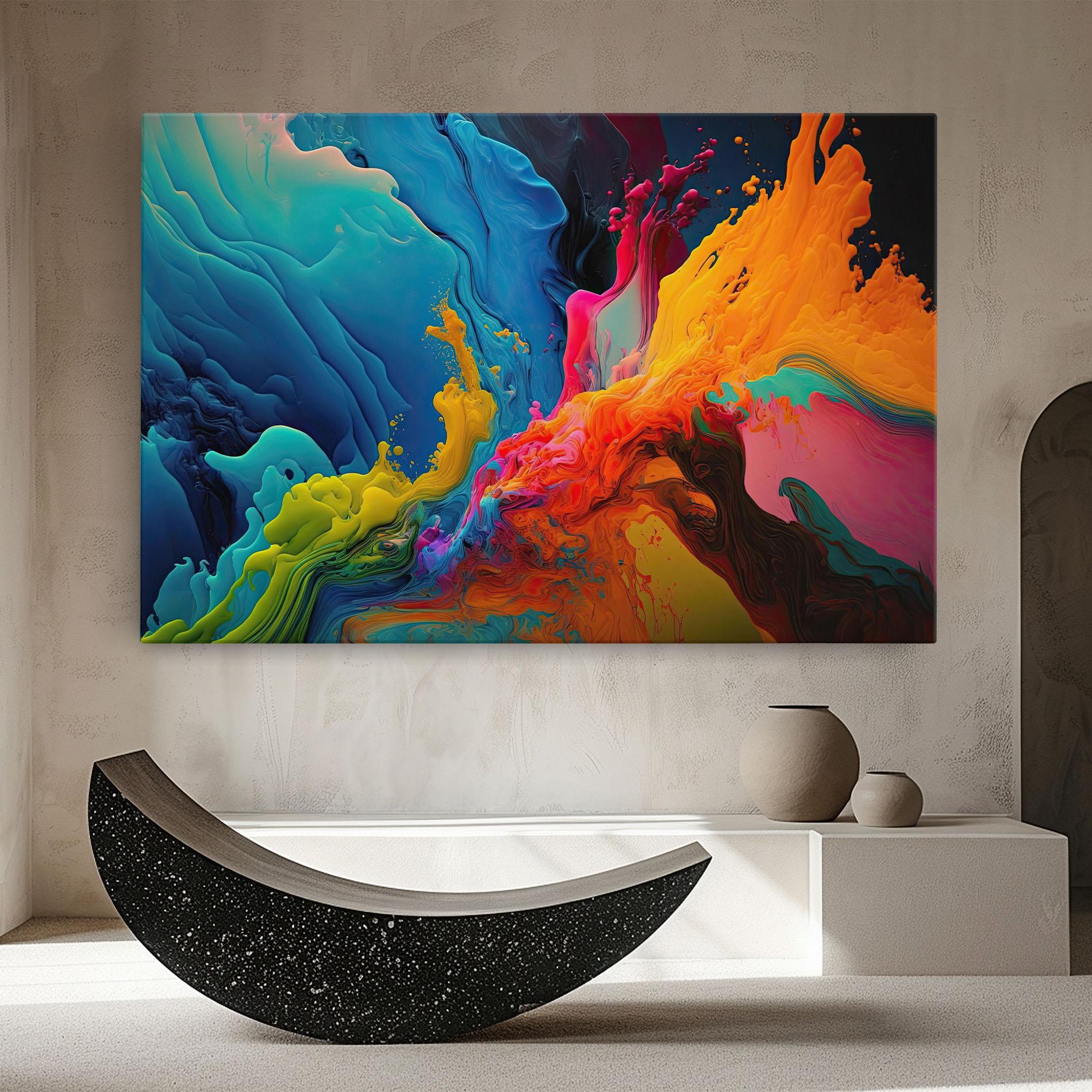 Vászonkép Color Floating mockup 8