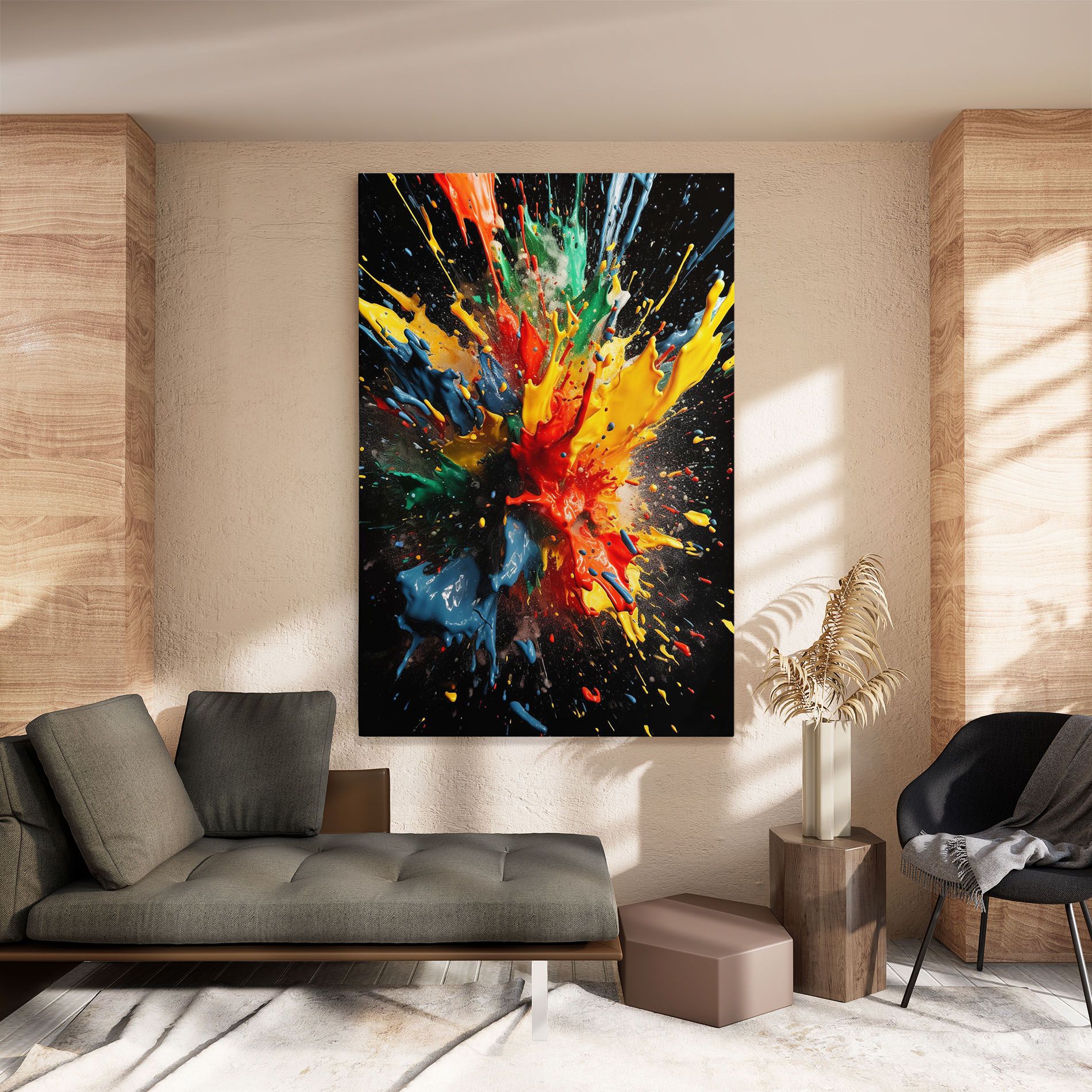 Floating Color Splash mockup 8