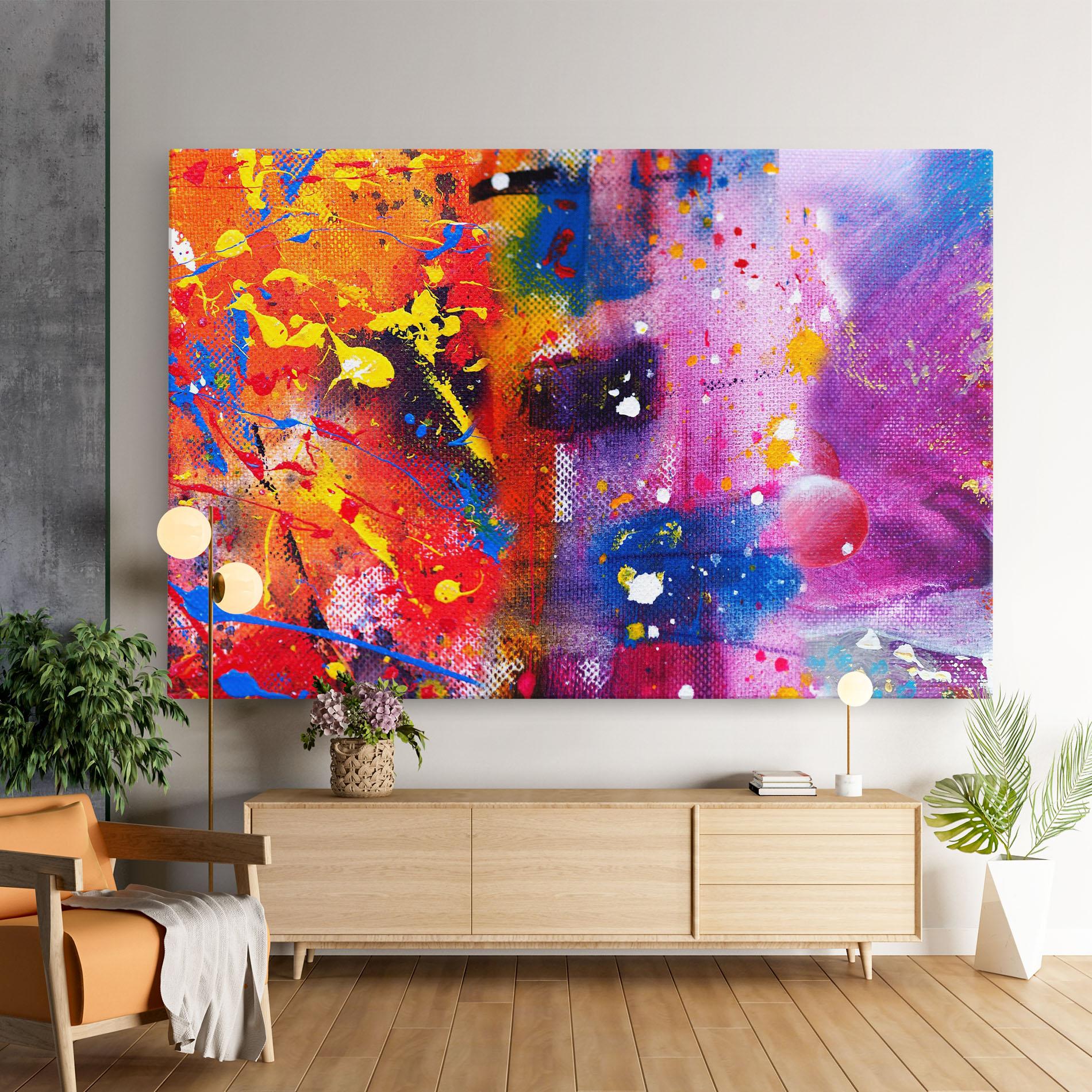 Vászonkép Art Panorama mockup 9